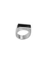 VARON AA Signet Ring in Onyx and Sterling Silver