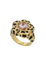 July Child The Daisy Moo Ring in Black and Gold
