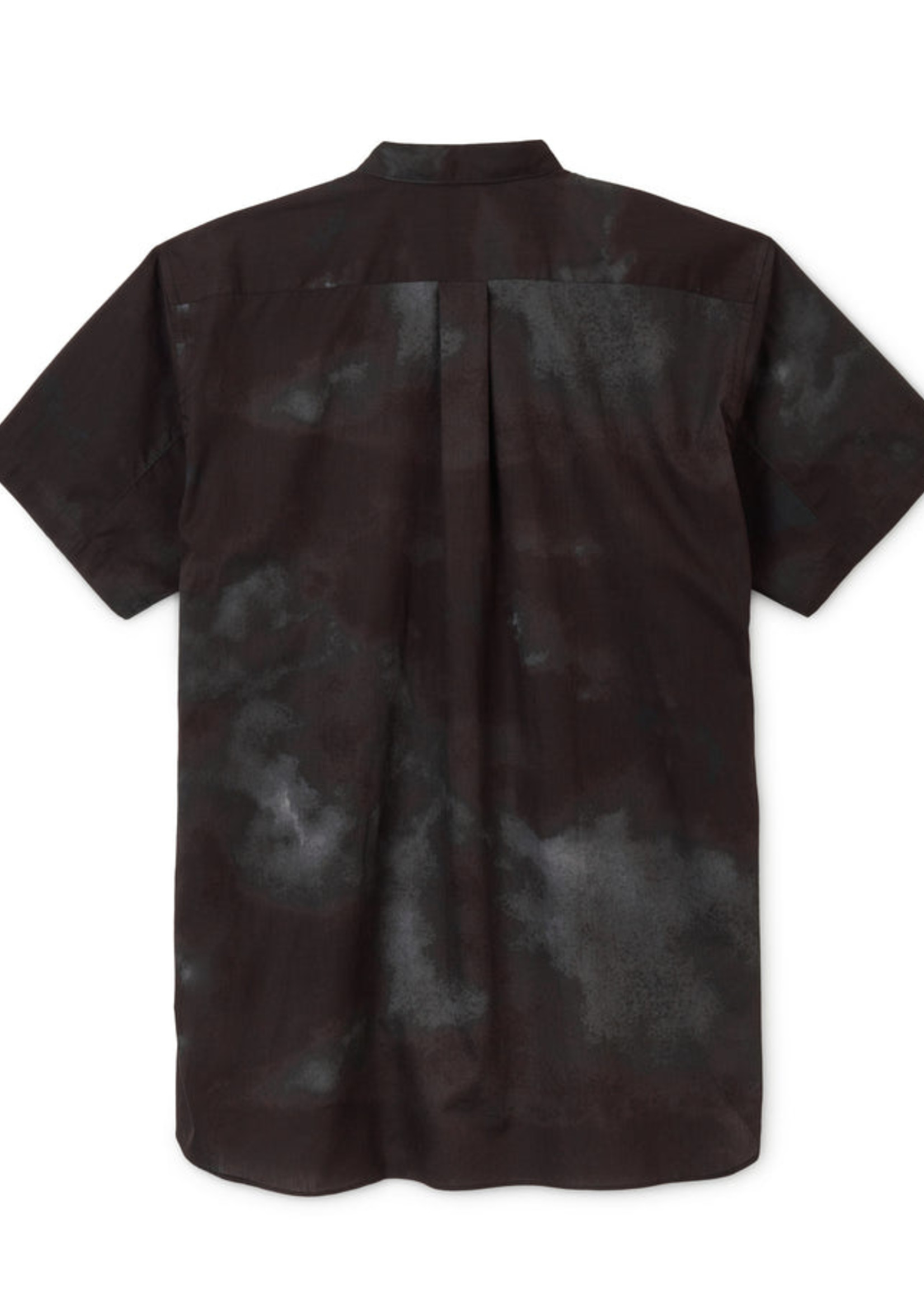 COMME des GARÇONS SHIRT Tie Dye Print Short Sleeved Shirt in Black