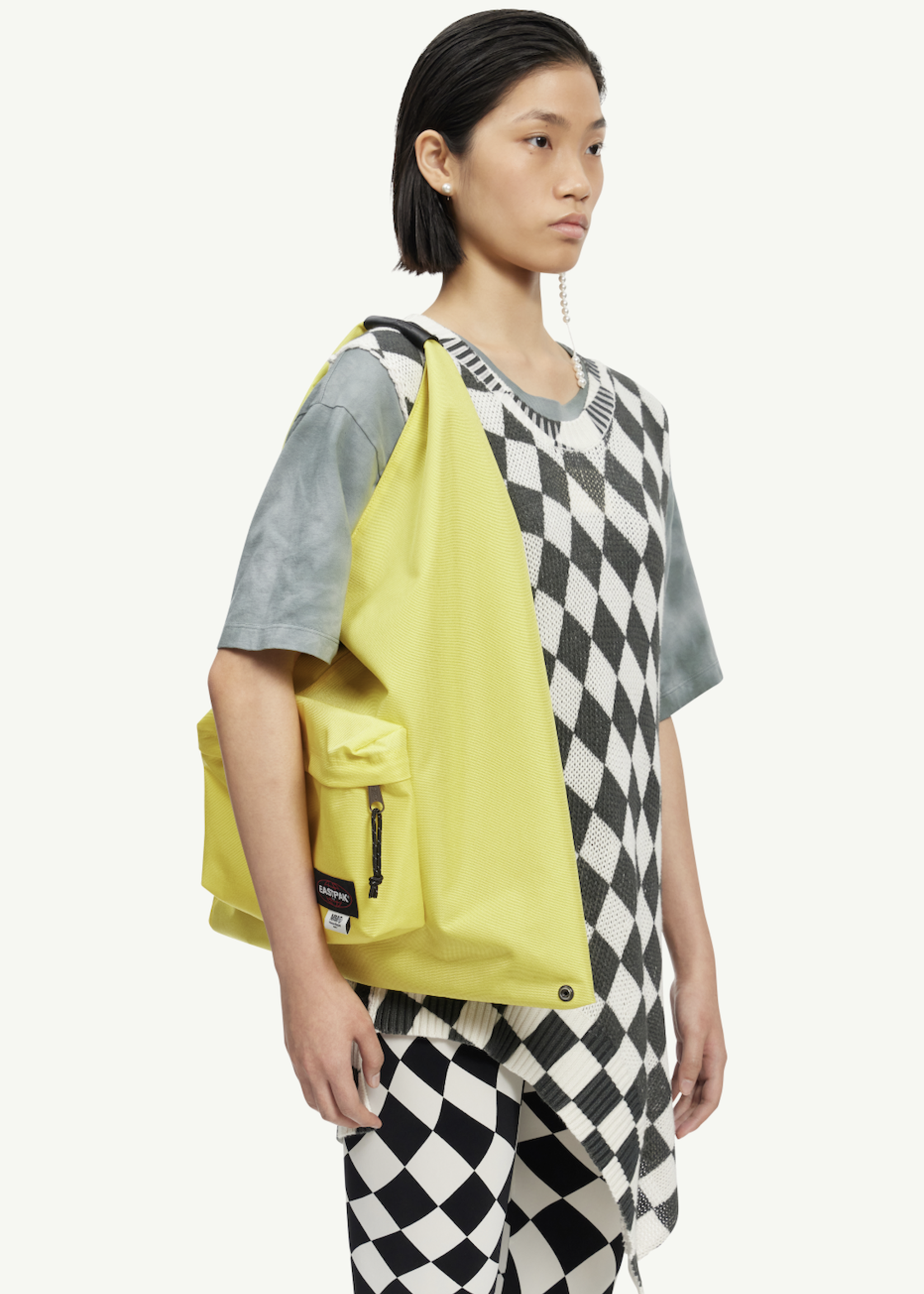 MM6 MAISON MARGIELA MM6 X EASTPAK JAPANESE TOTE IN YELLOW