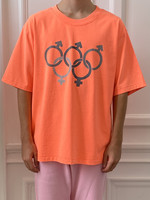 ERL Olympic Sex Symbol T-shirt in Peach