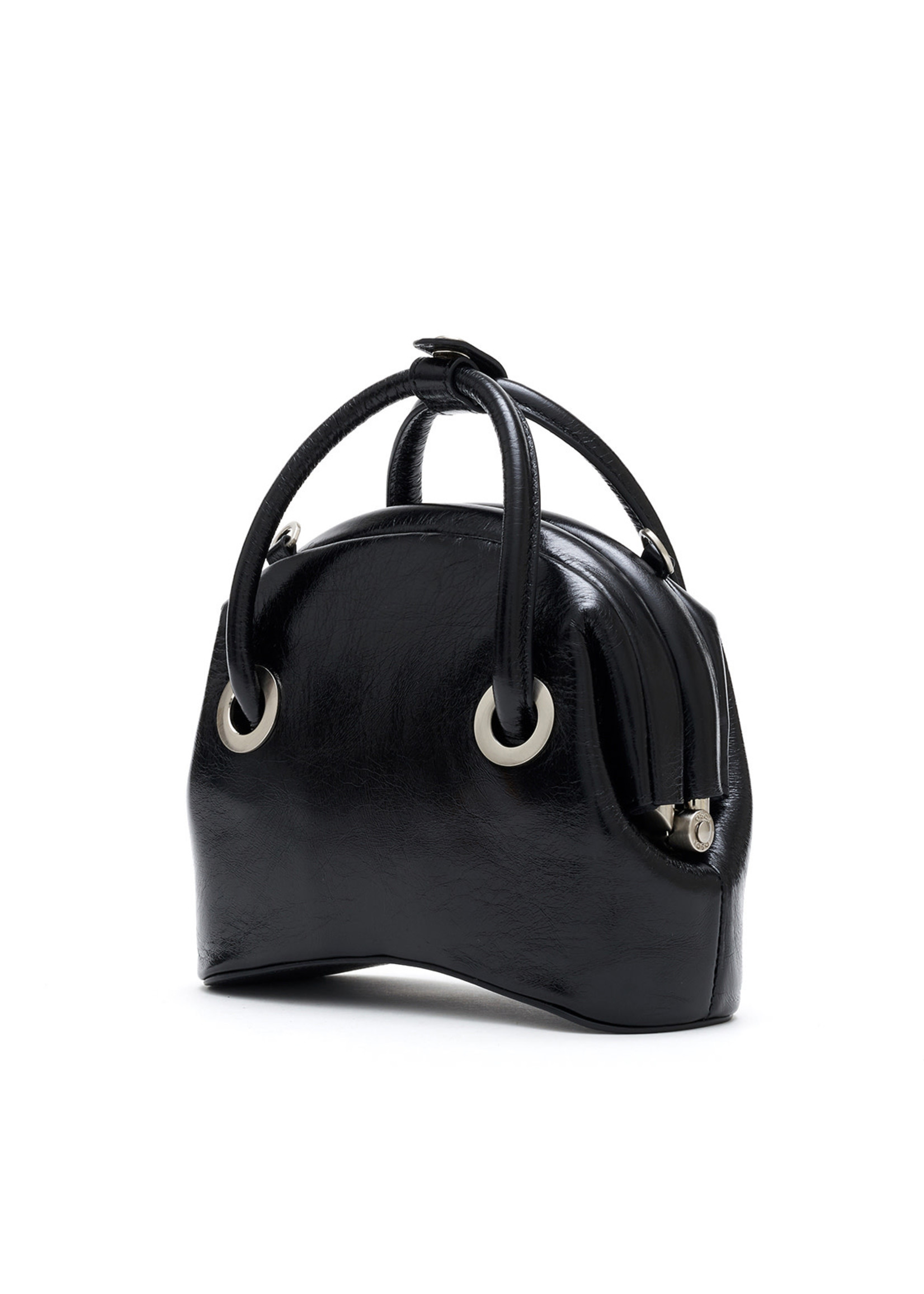 OSOI Circle Mini Bag in Washed Black