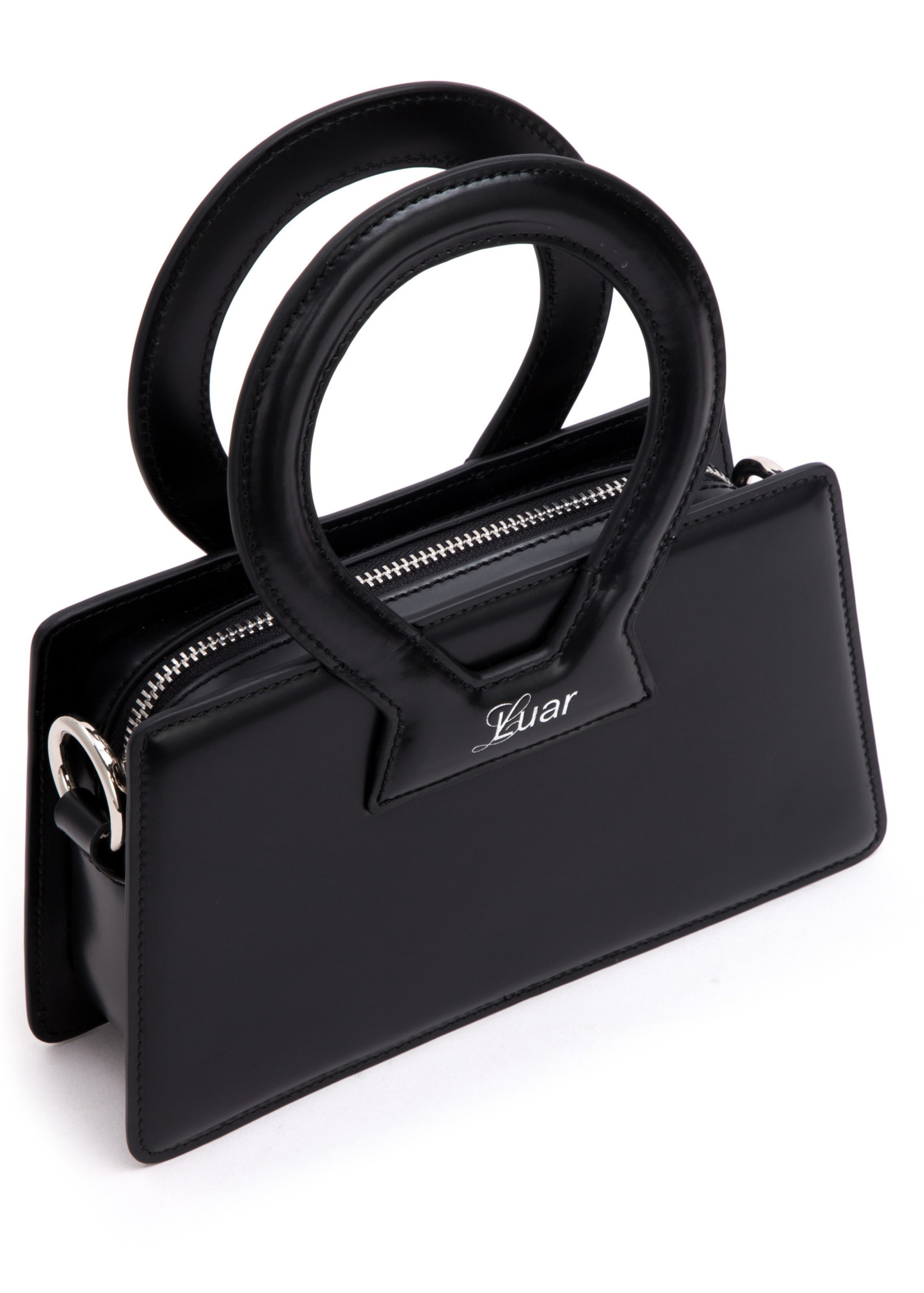 LUAR Small Ana Bag in Black Leather