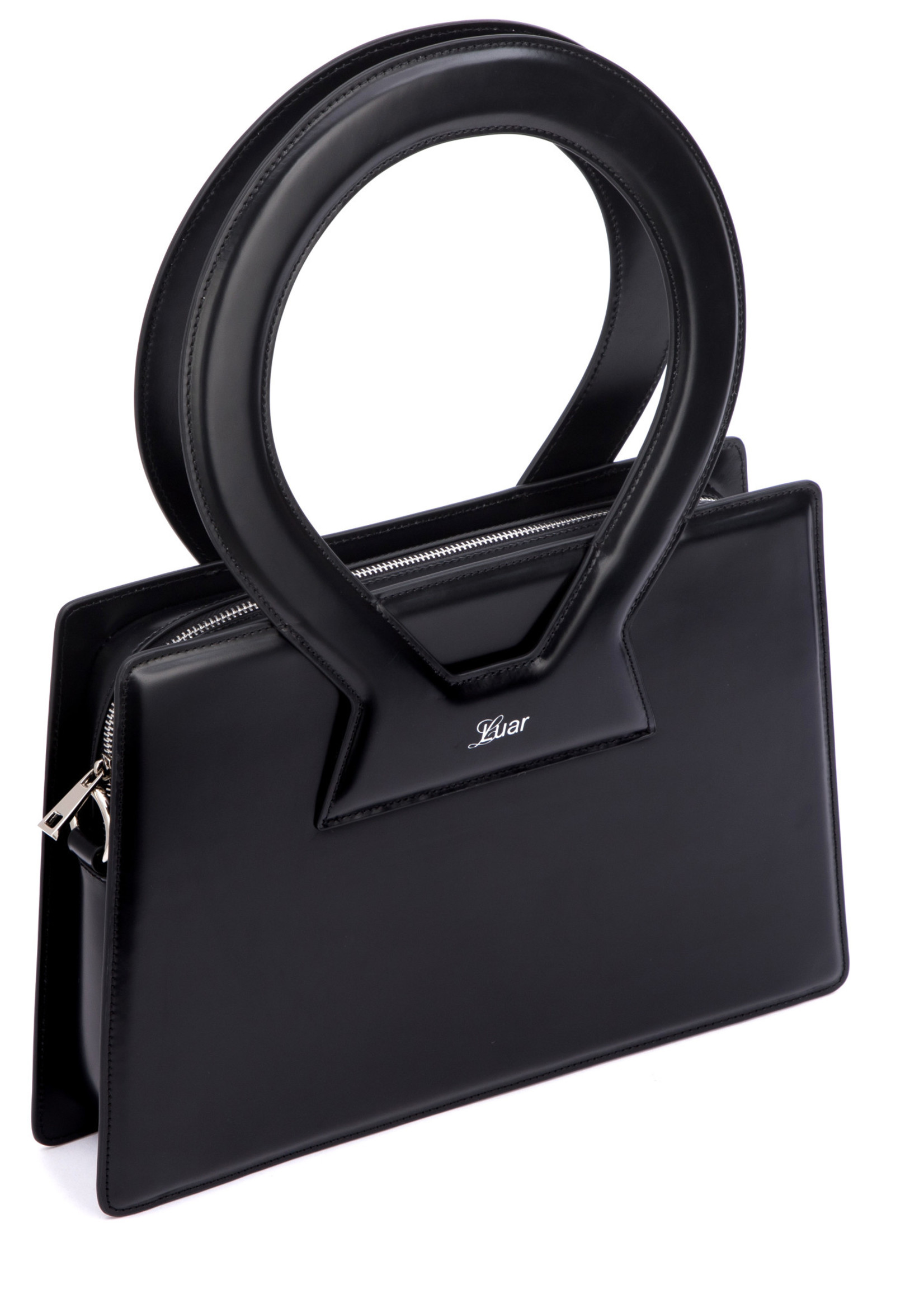LUAR Large Ana Bag in Black Leather