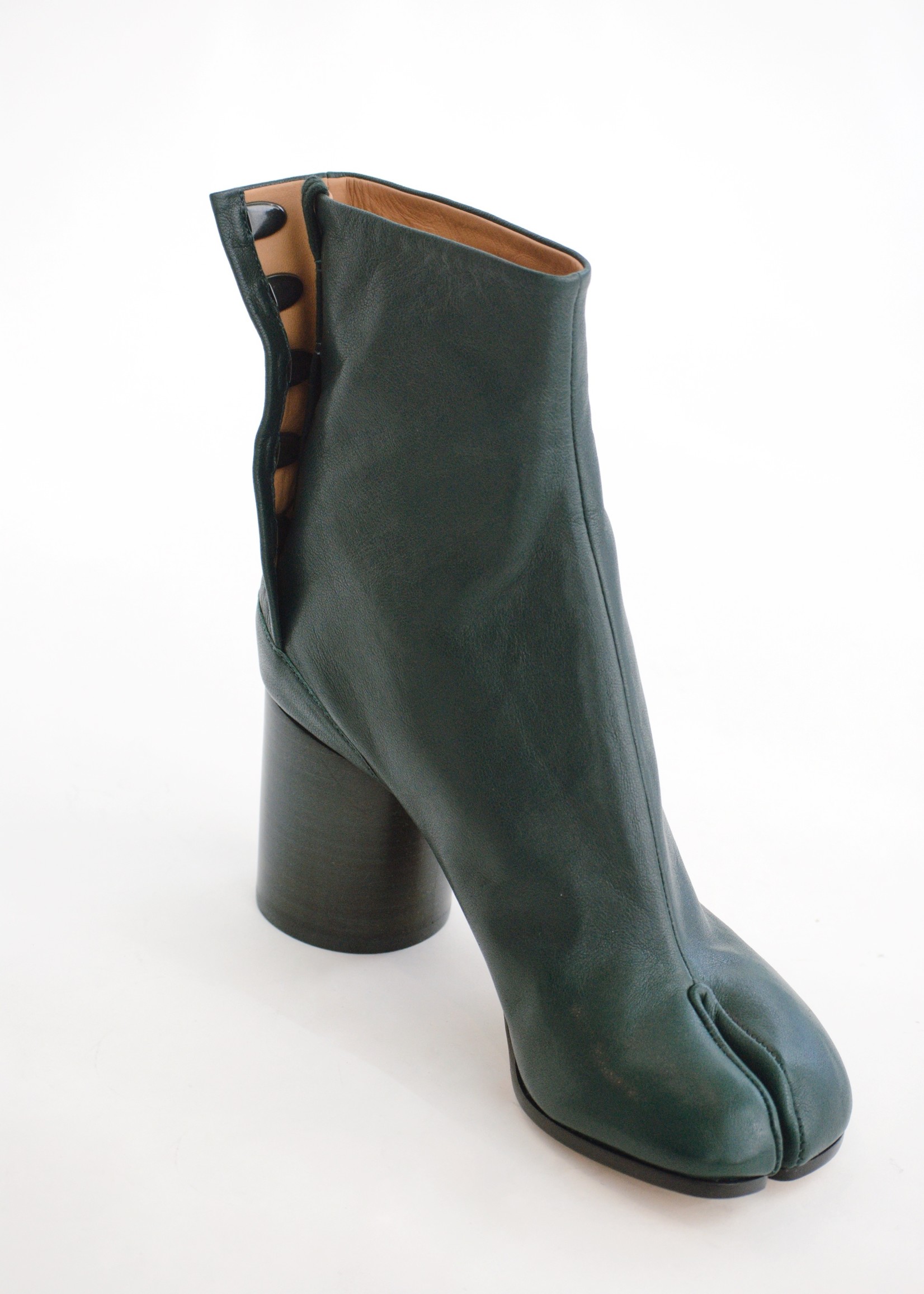 Maison Margiela Women's Tabi H80 Boots in Dark Teal
