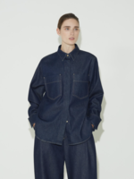 GOLDSIGN Duffy Oversized Denim Shirt