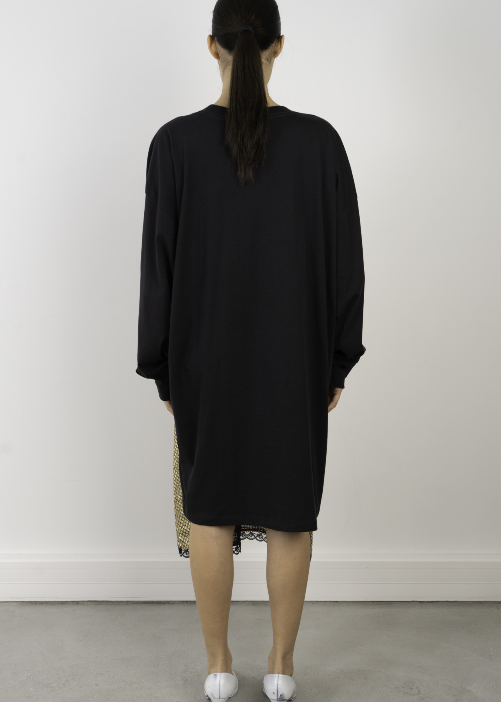 VAQUERA Oversized T-shirt with Sequin Dress front