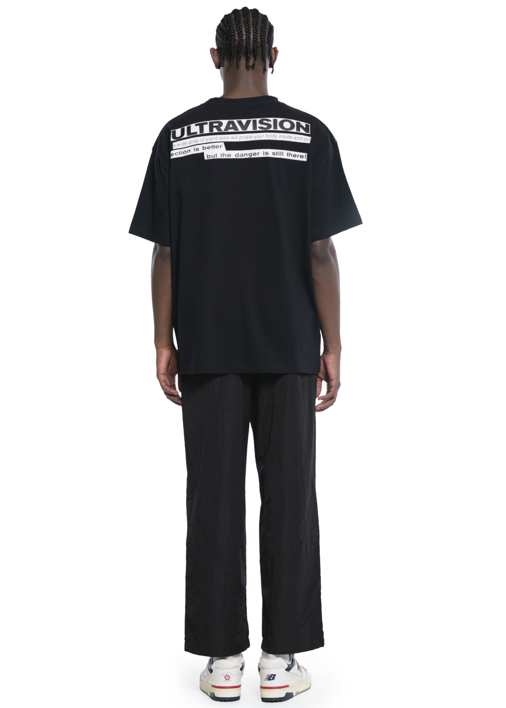 PLEASURES X PSYCHIC TV Ultravision Heavyweight T-shirt in Black