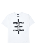 PLEASURES X PSYCHIC TV Sacrifice Heavyweight T-shirt in Ivory