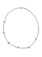 VARON 7 Mini Perlitas Necklace in Sterling Silver