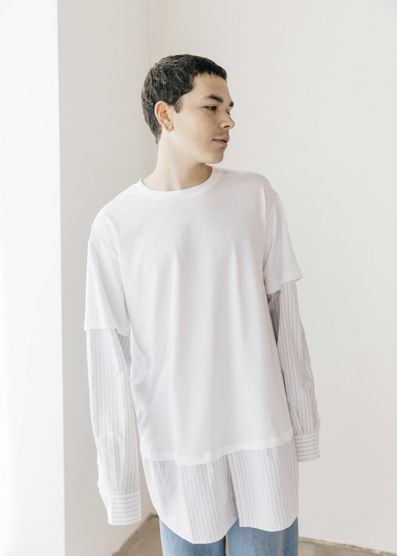 MM6 MAISON MARGIELA Layered Shirt in White