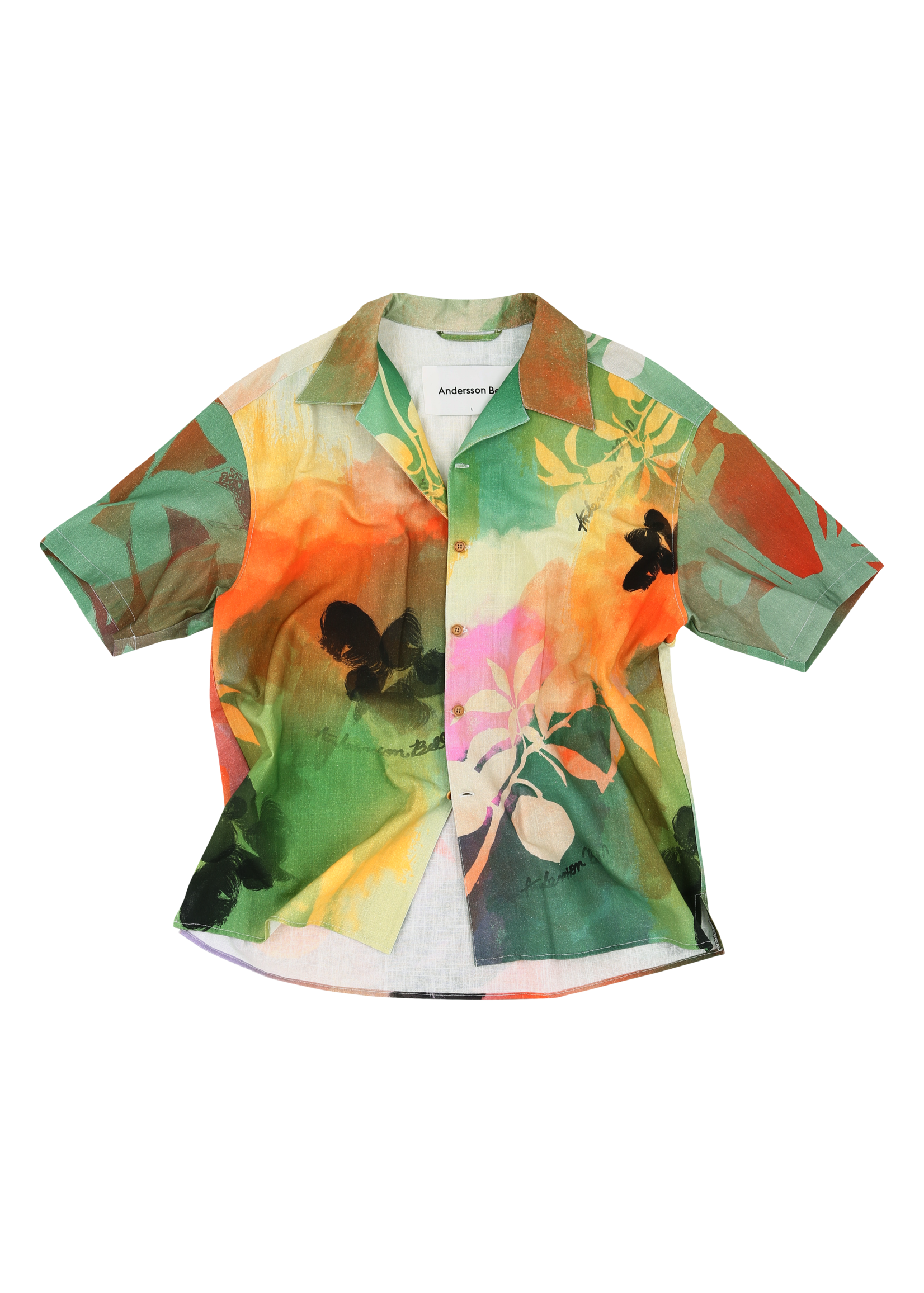 ANDERSSON BELL Rhino Tie Dye Print Shirt