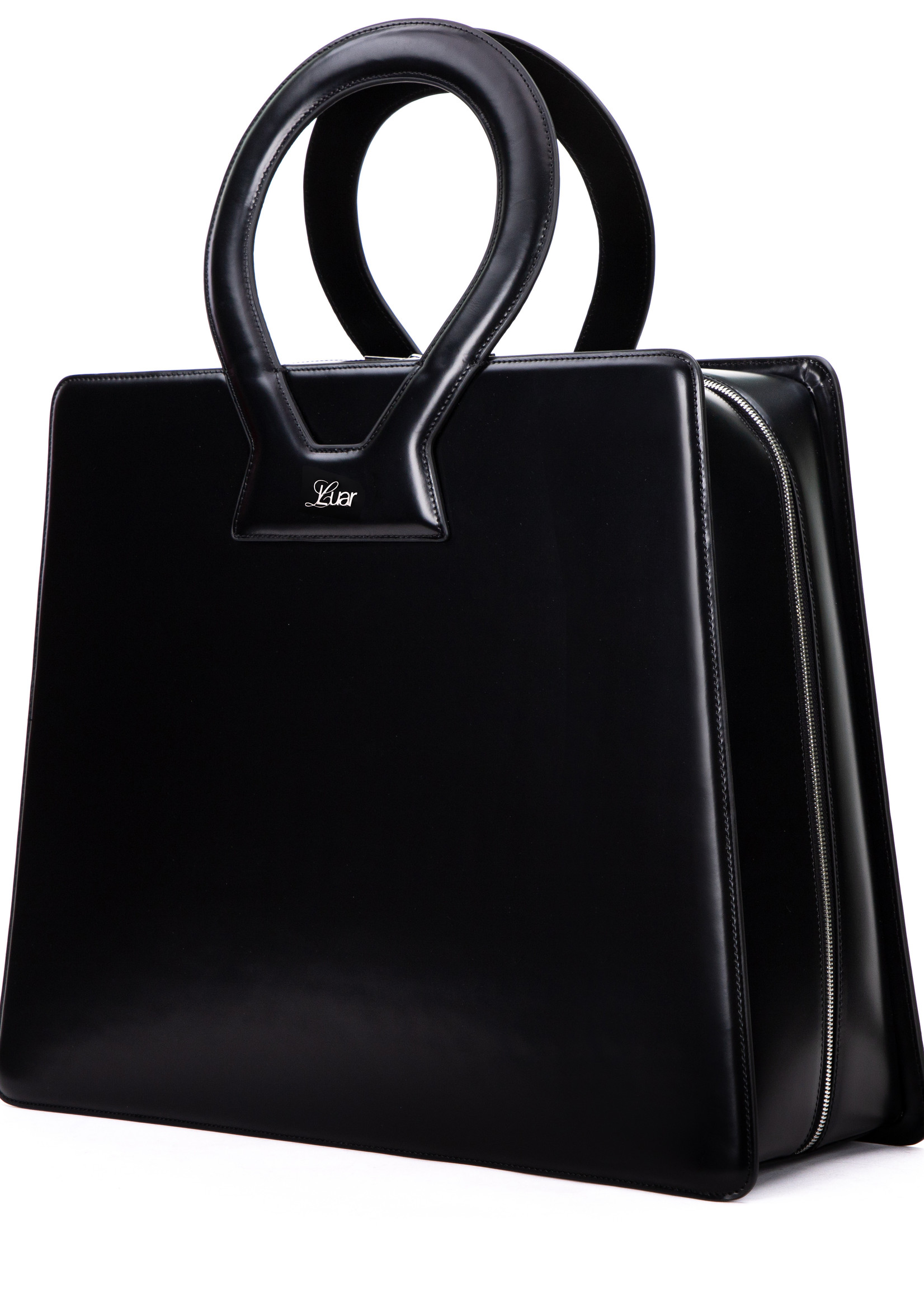 LUAR Ana XL Weekender Bag in Smooth Black
