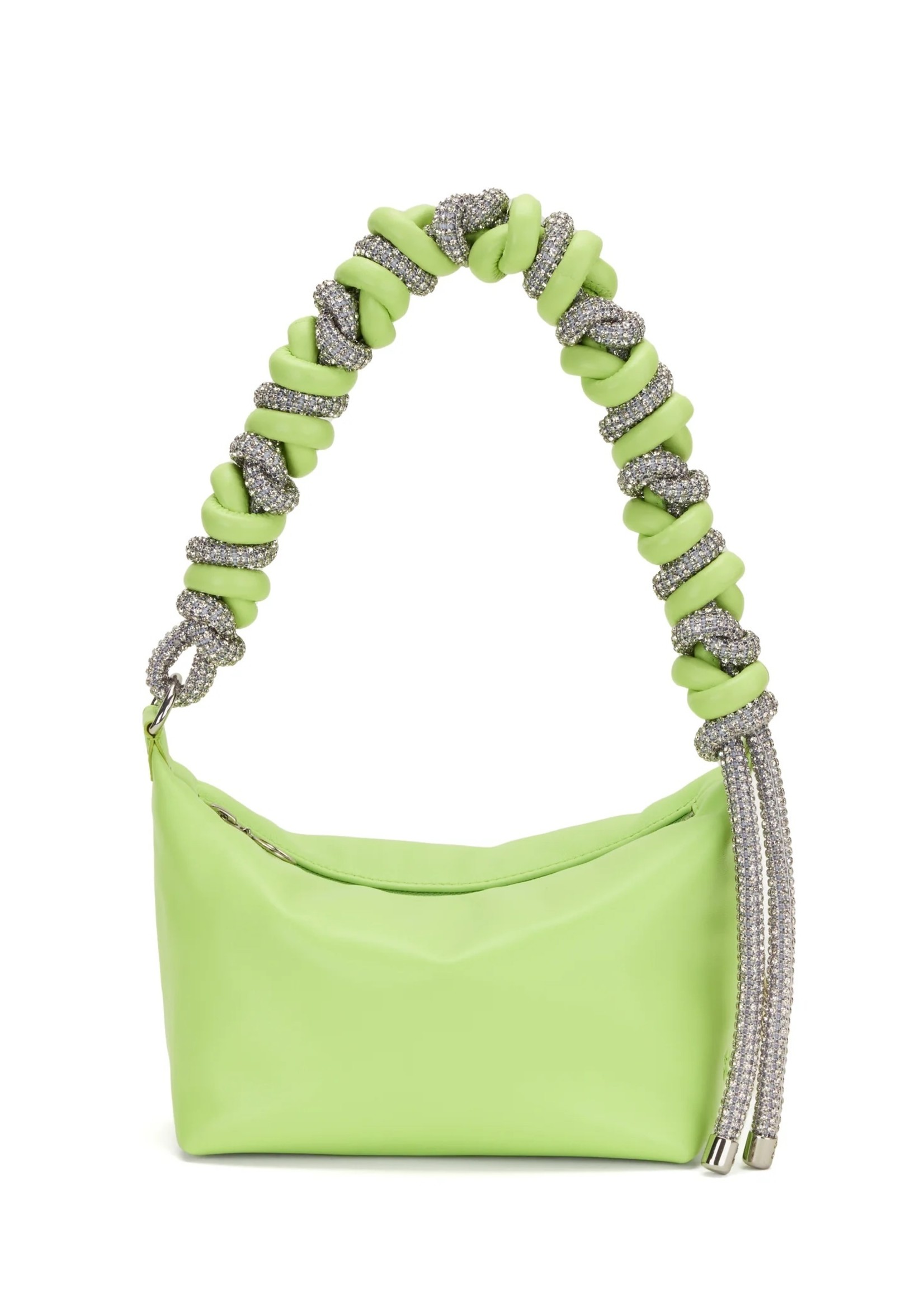 KARA Crystal Phone Cord Pouch in Limon