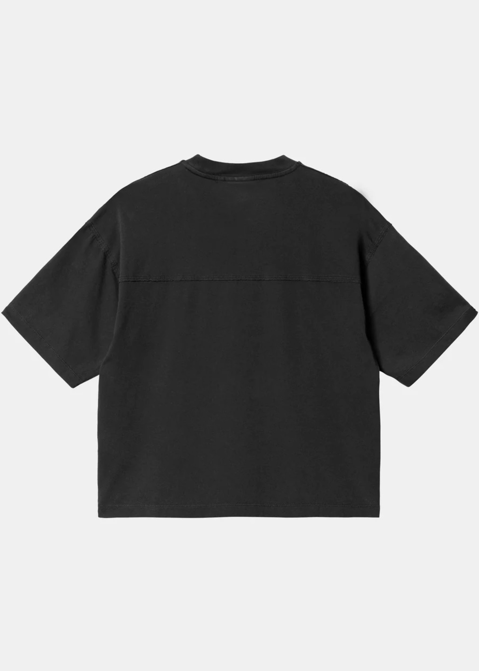 Carhartt Work In Progress Women's Cropped Tacoma Tee in Washed Black
