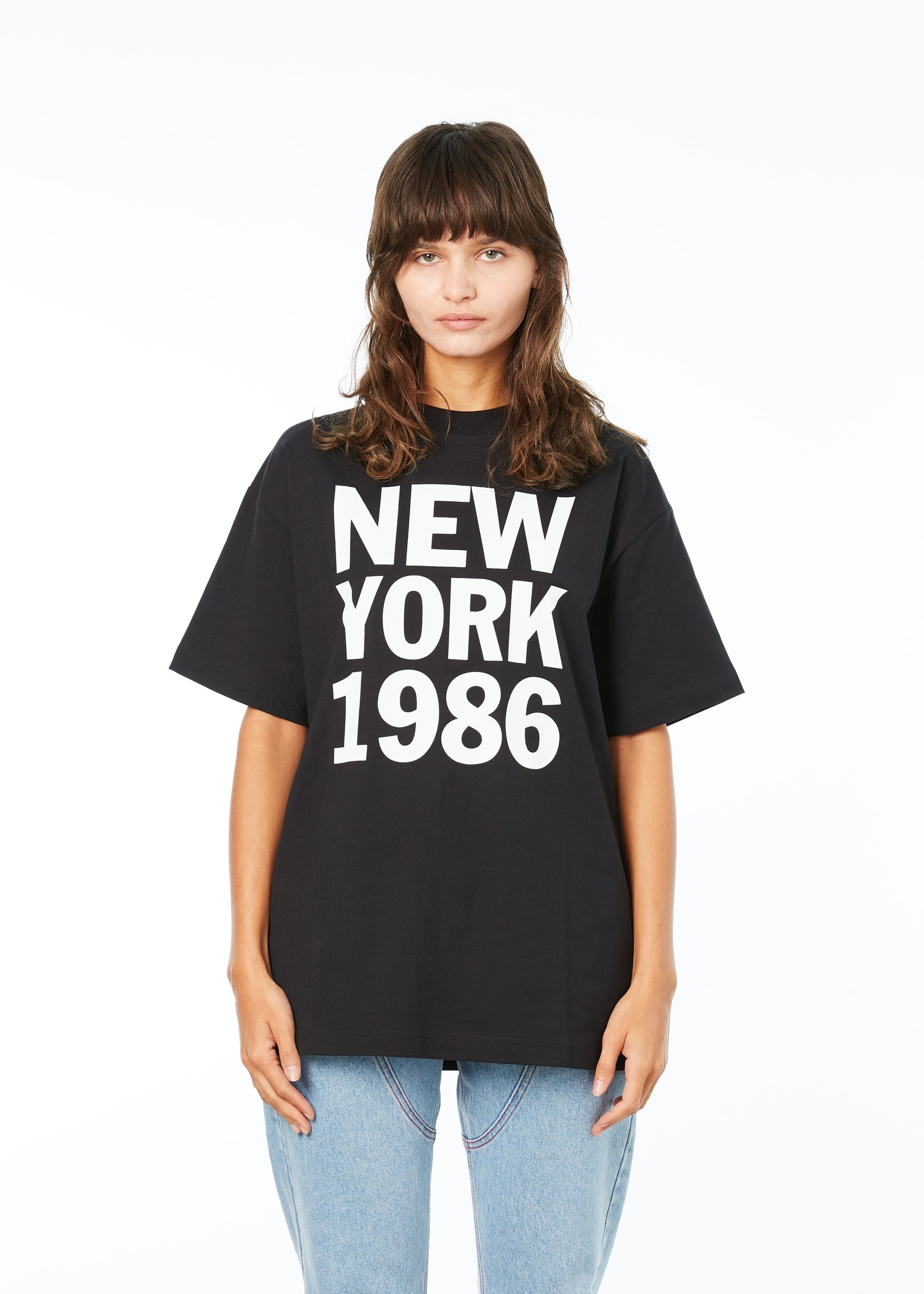 HONEY FUCKING DIJON New York 1986 T-shirt in Black