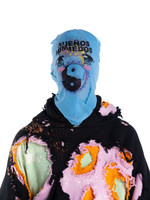 LIBERAL YOUTH MINISTRY Sueños Humedos Mesh Balaclava in Blue