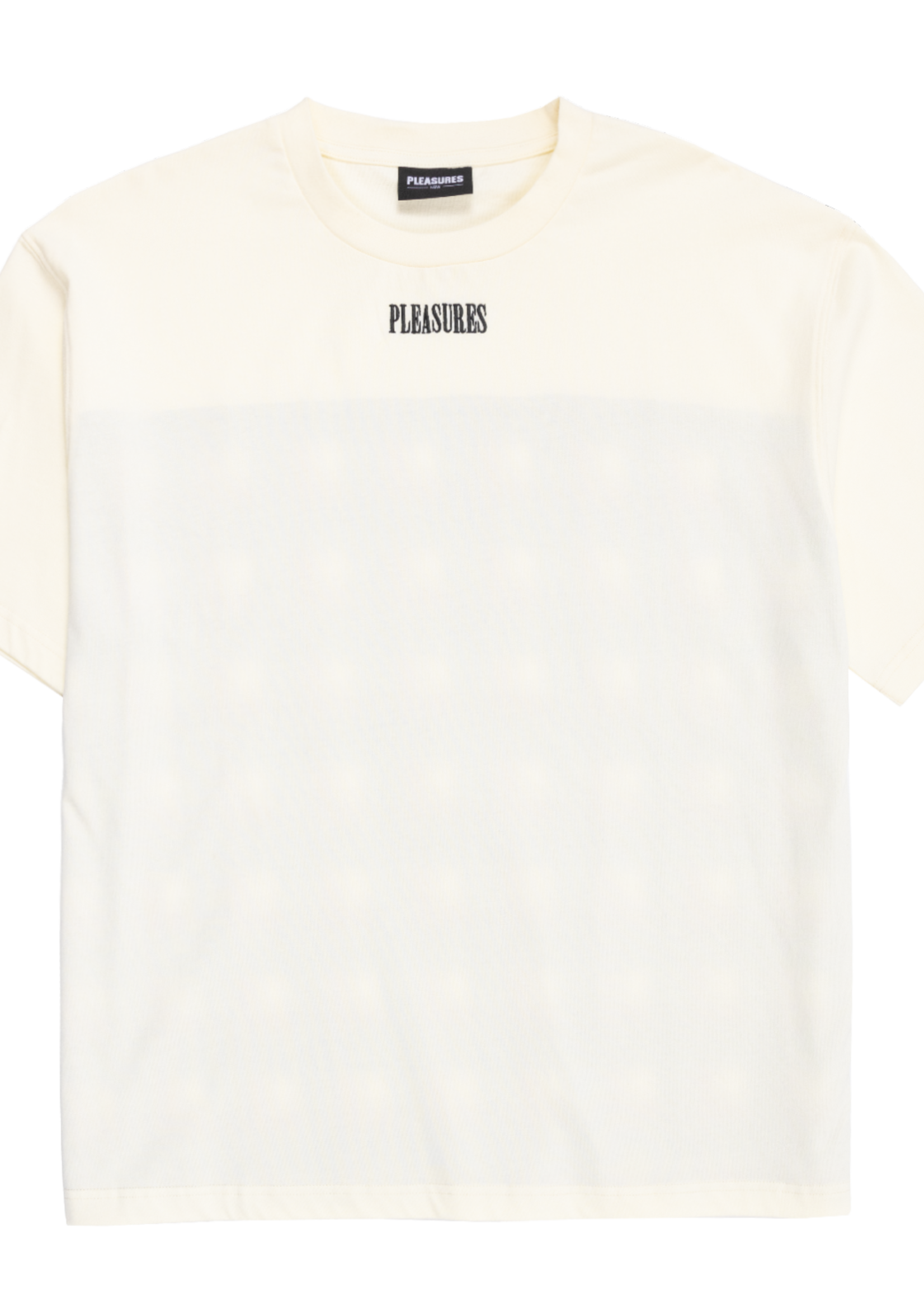 PLEASURES Plaid Back Tee in White