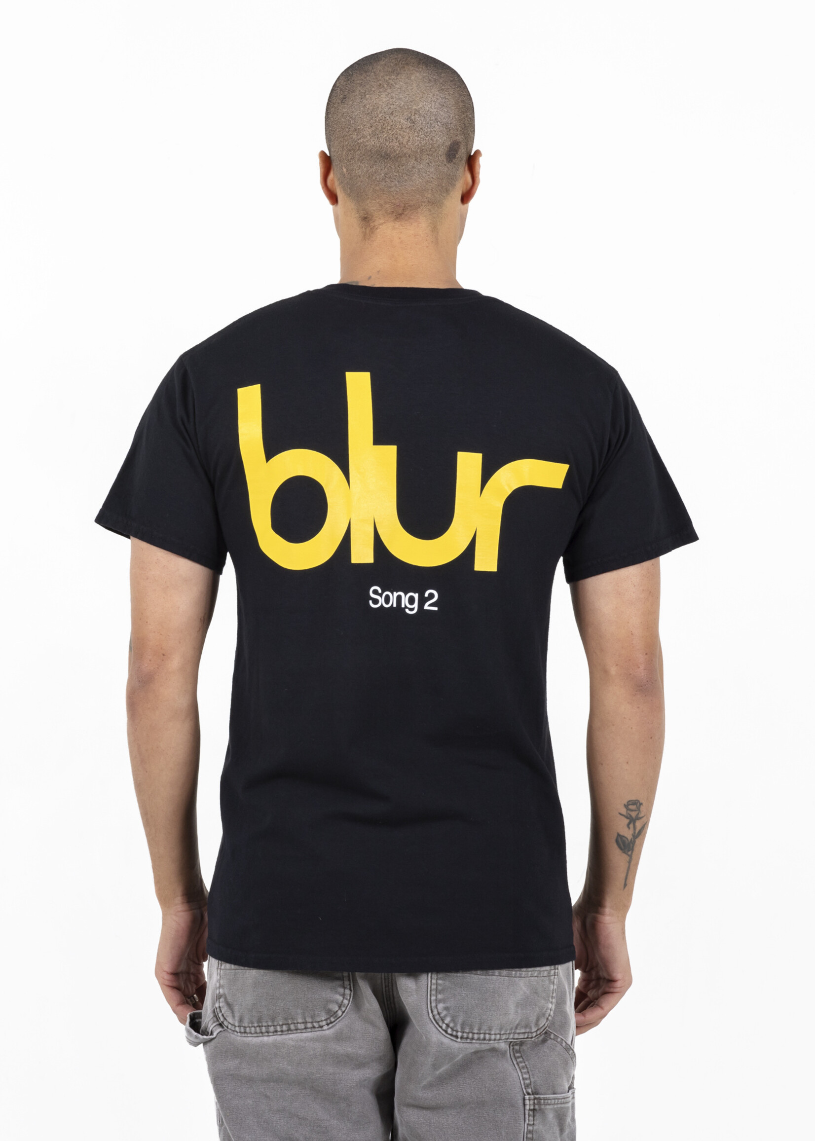 PLEASURES PLEASURES X BLUR Song 2 Tee Black