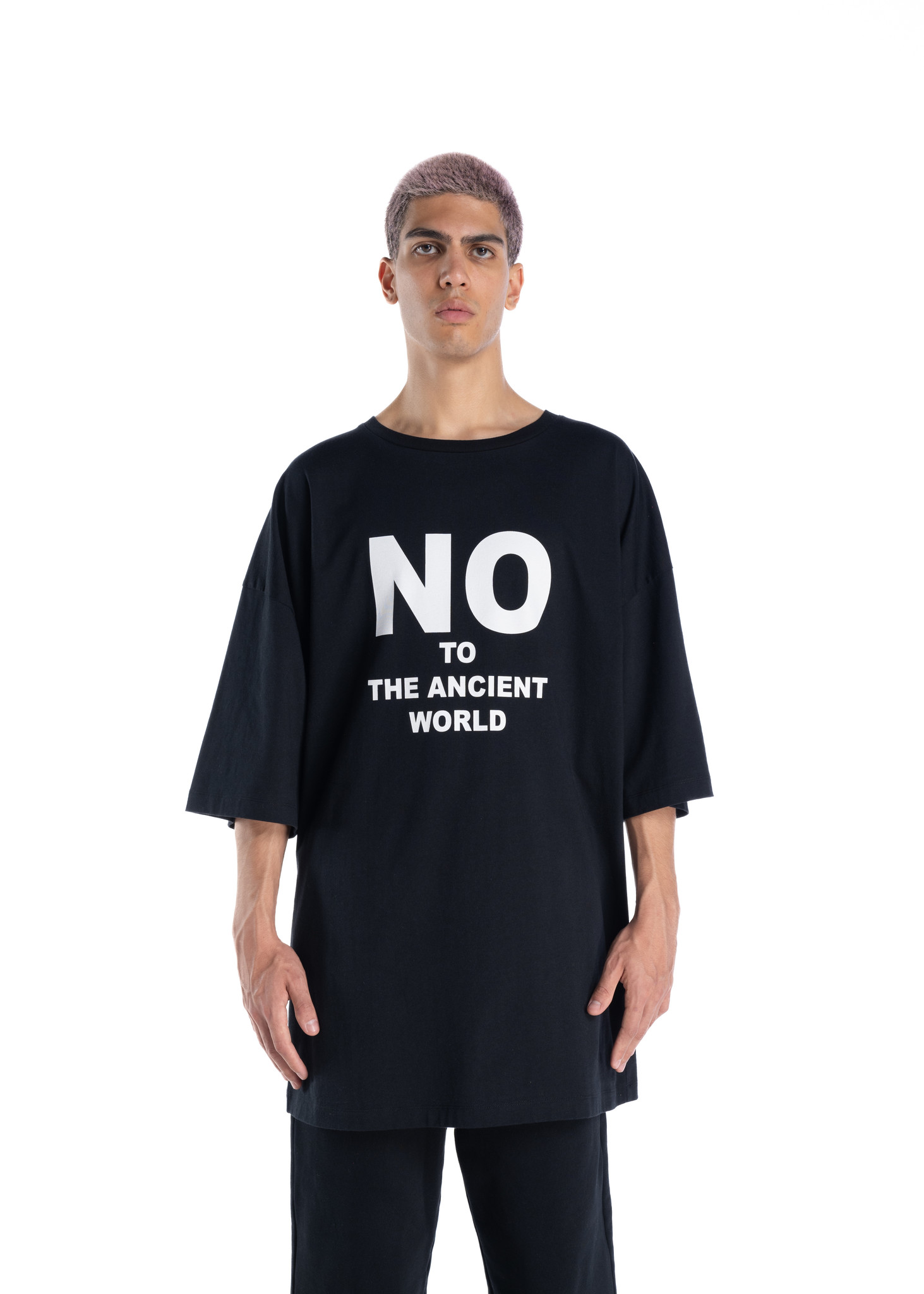 Liberal Youth Ministry NO to the Ancient World T-shirt in Black