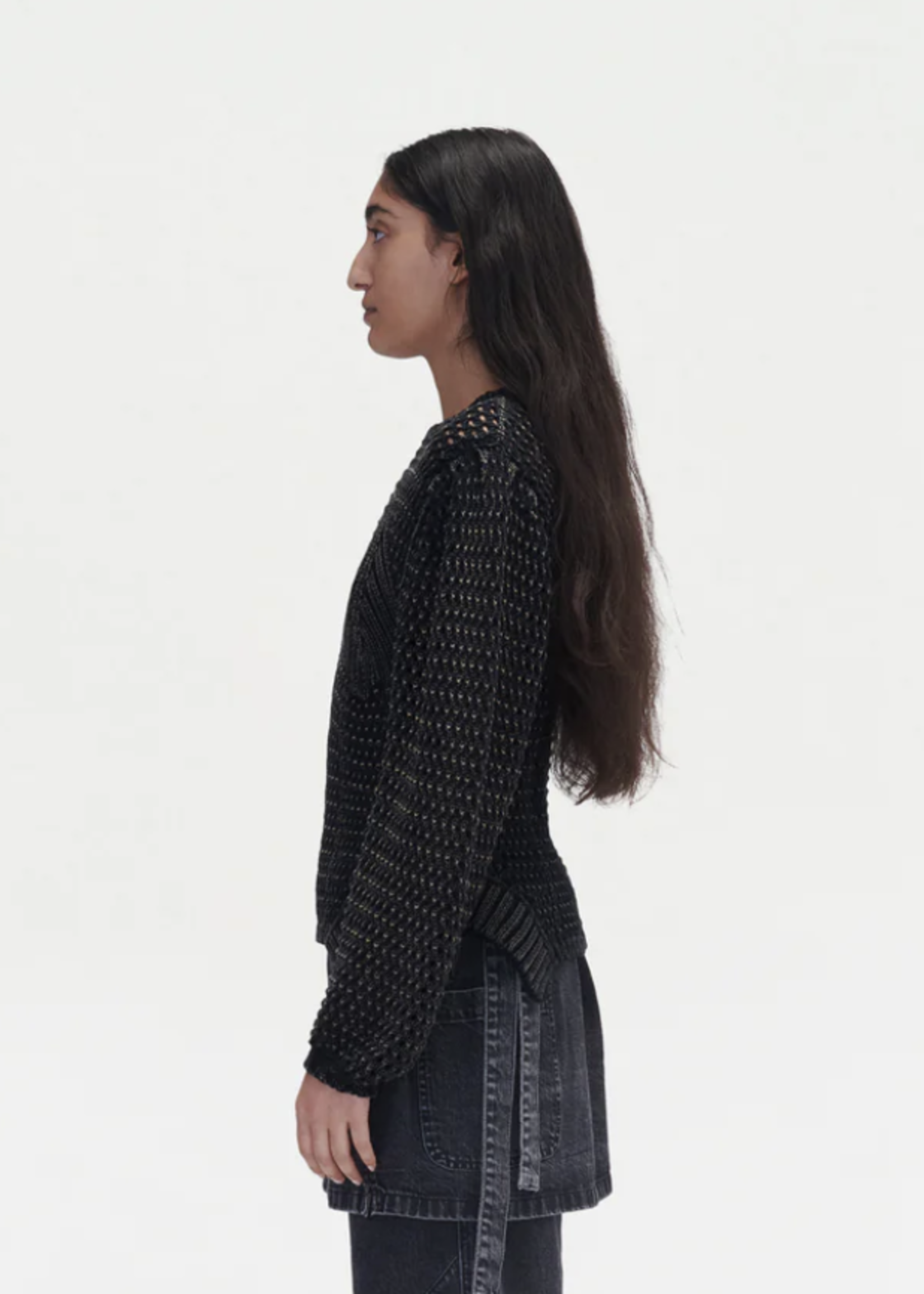 Rachel Comey Emes Cable Knit Summer Sweater