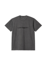 Carhartt Work In Progress Duster Over dyed Logo T-shirt in Black