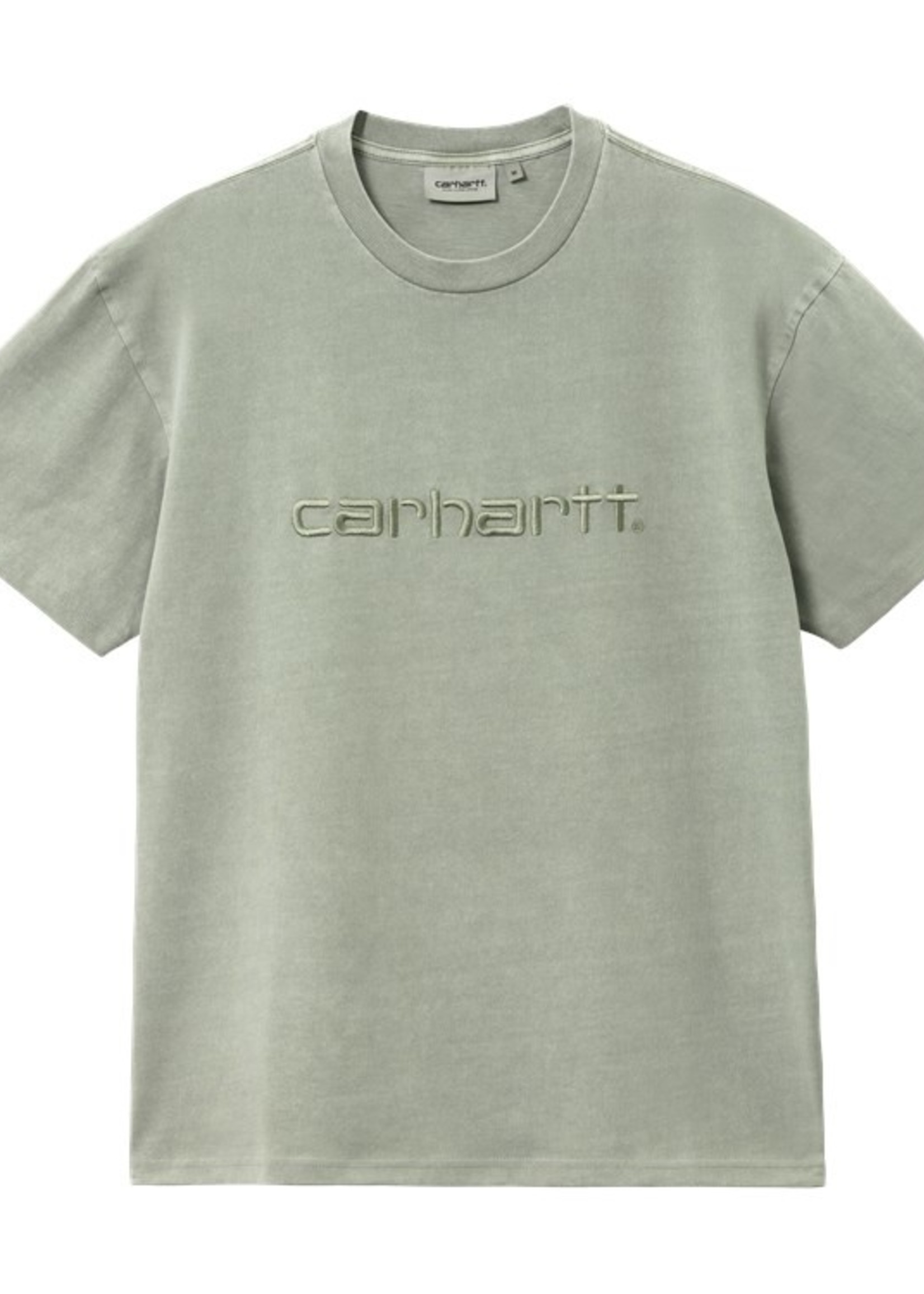 Carhartt Work In Progress Duster Overdyed Logo T-shirt in Yucca