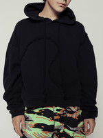 ERL Premium Swirl Hoodie in Black