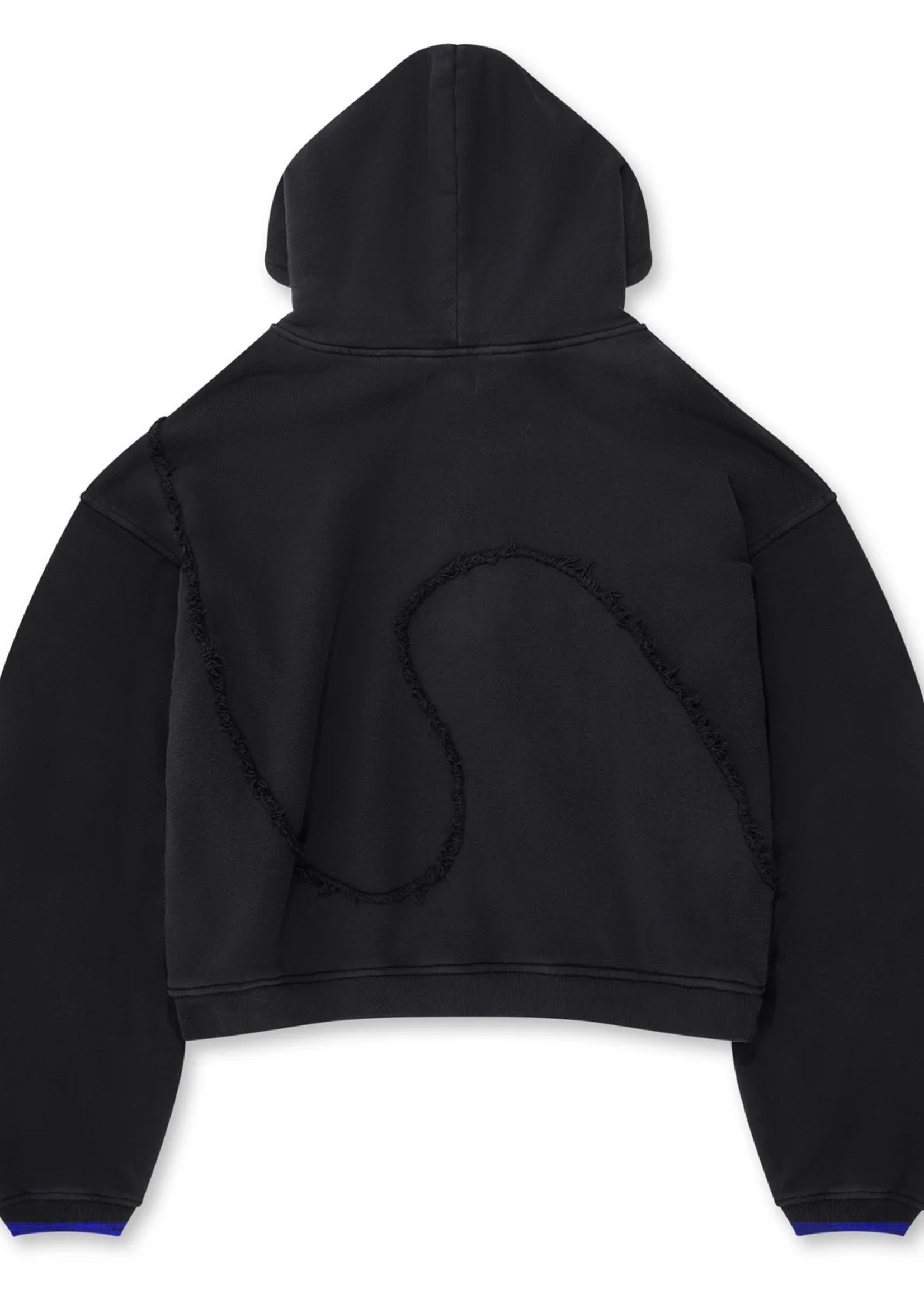 ERL Premium Swirl Hoodie in Black