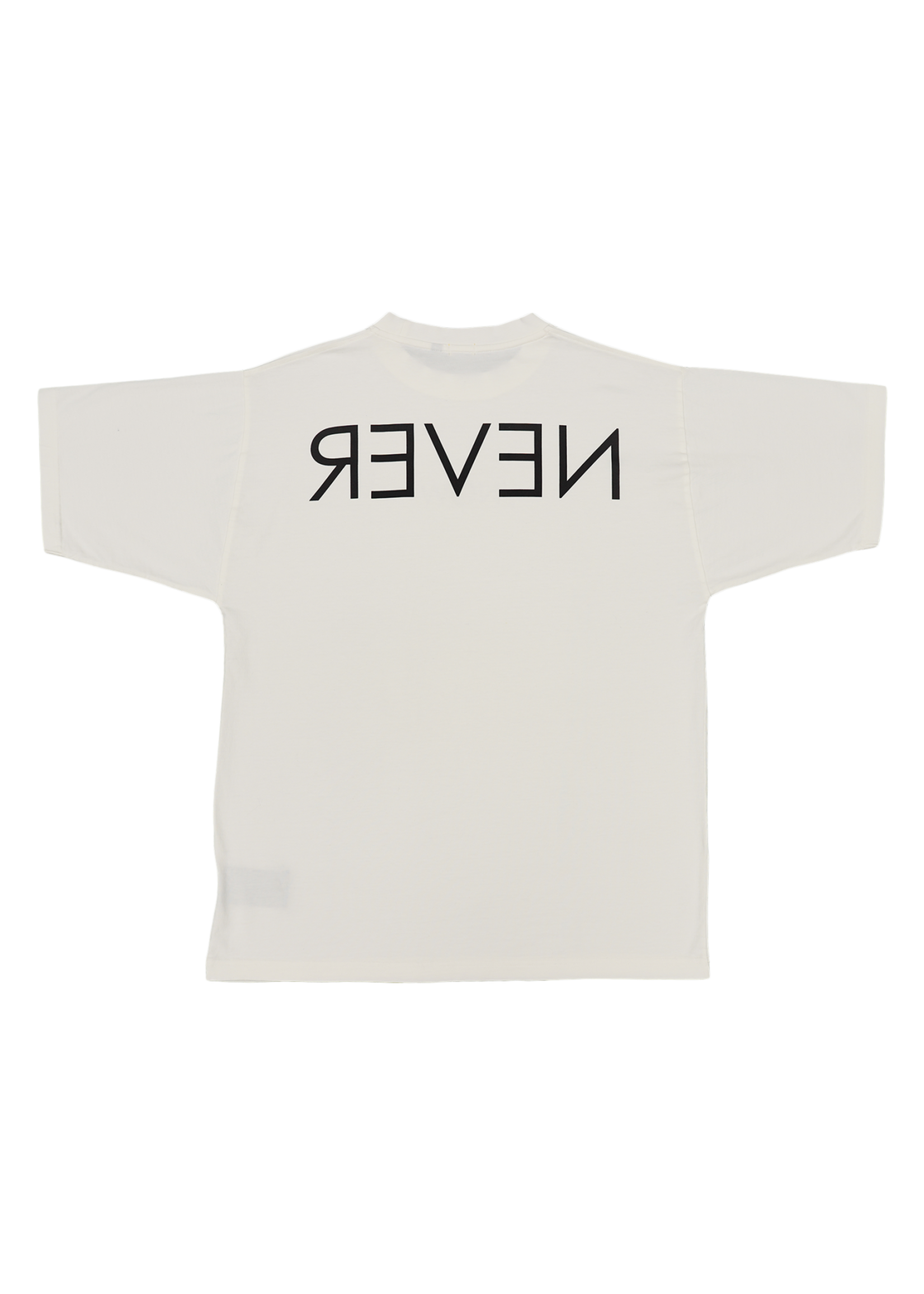 /NOW or NEVER Mirror Logo Heavyweight T-shirt in White
