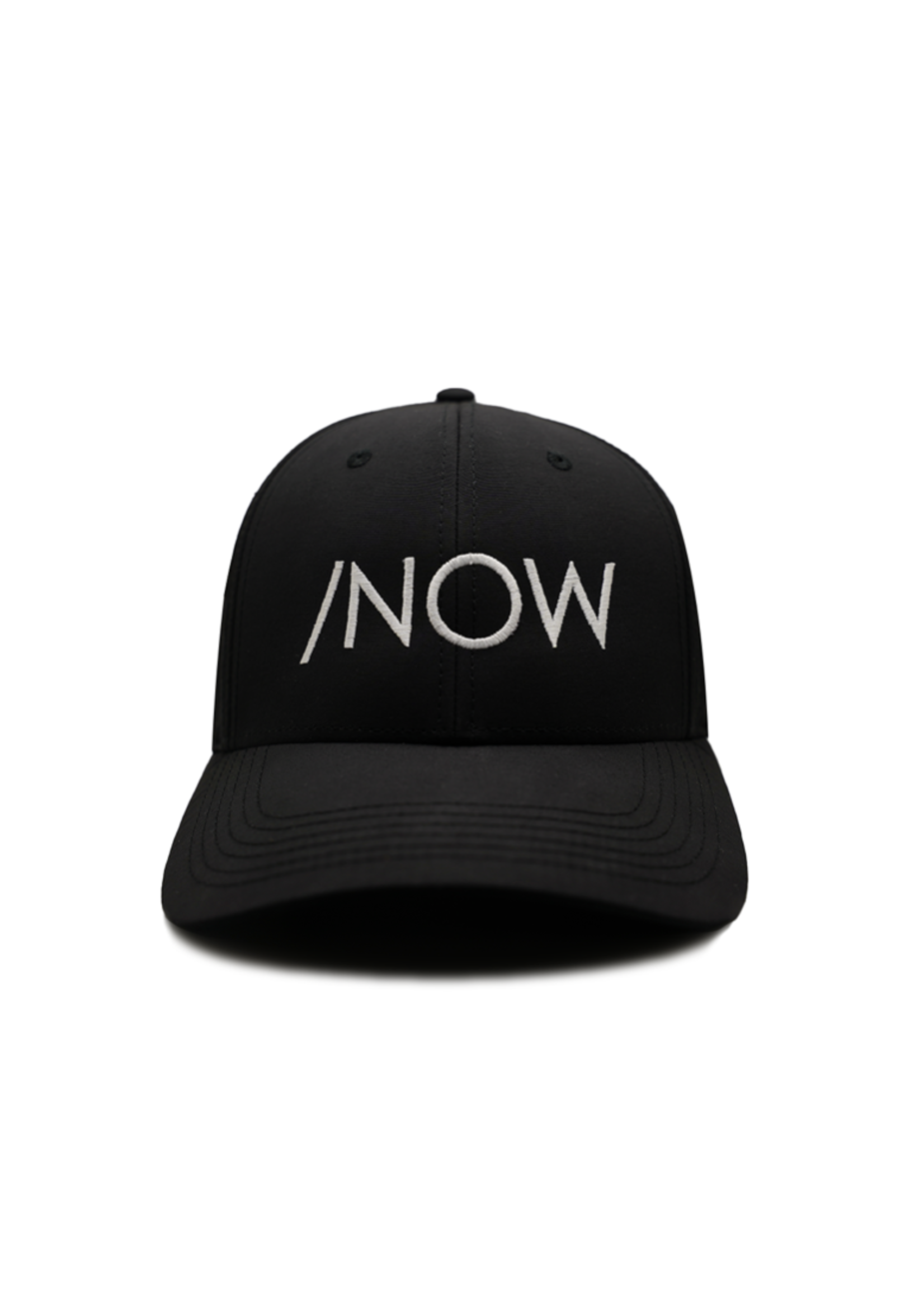 /NOW or NEVER /NOW Nylon Baseball Cap in Black