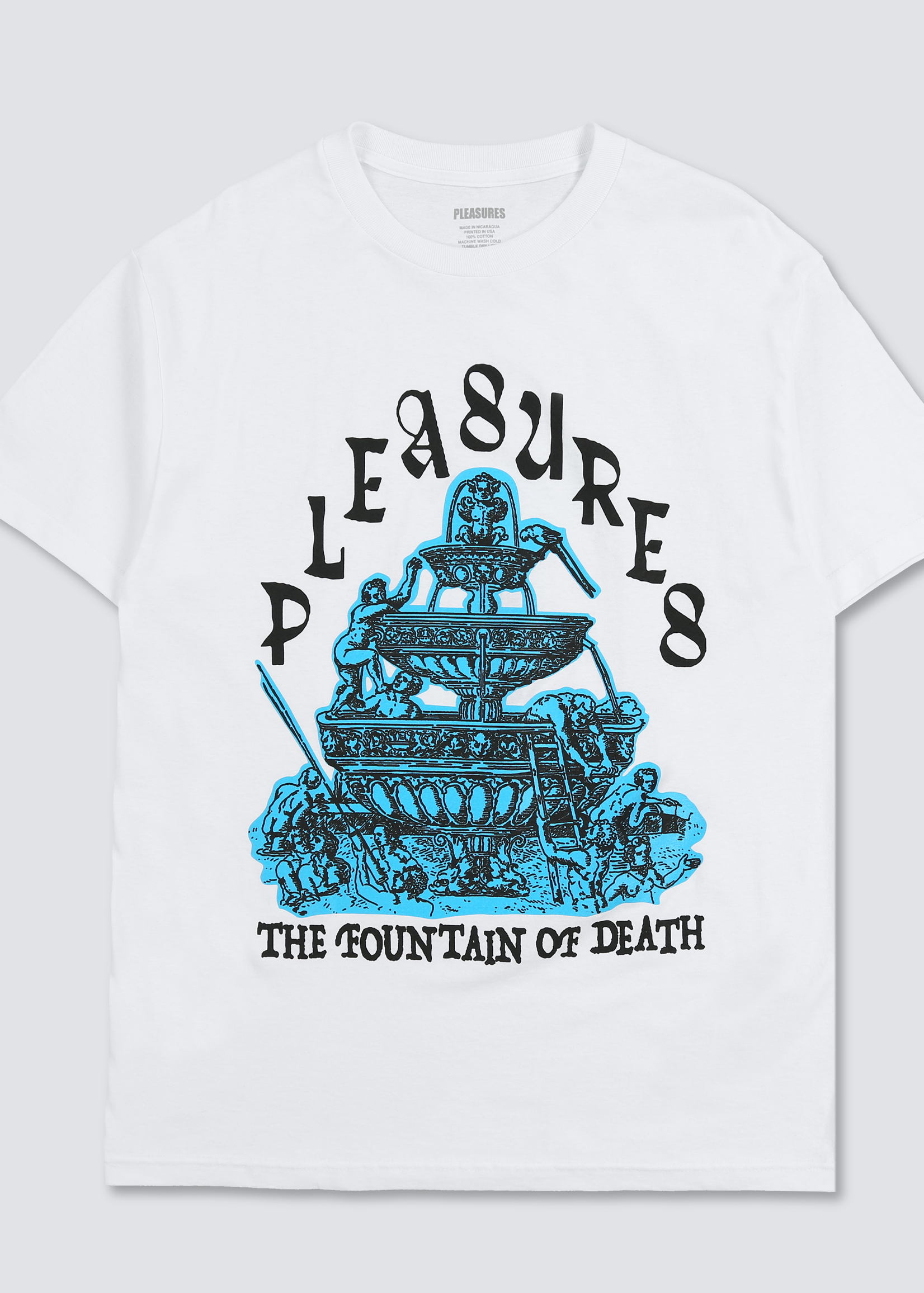 PLEASURES Fountain T-shirt in White