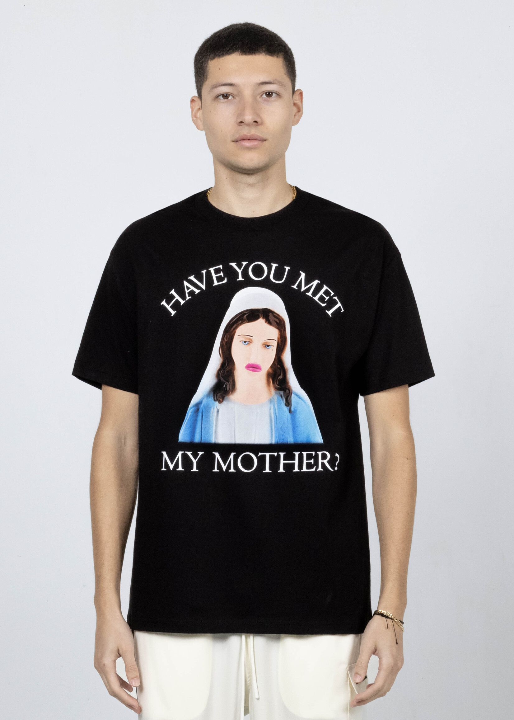 PLEASURES Mother T-shirt in Black