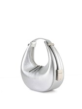 OSOI Mini Toni Bag in Metallic Silver Leather - NOW OR NEVER