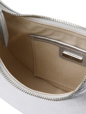 OSOI Mini Toni Bag in Metallic Silver Leather - NOW OR NEVER