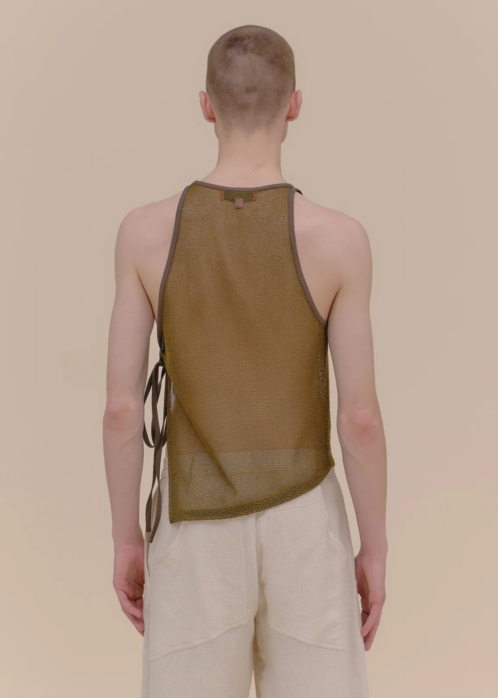 ECKHAUS LATTA Sheer UV Tank in Kelp