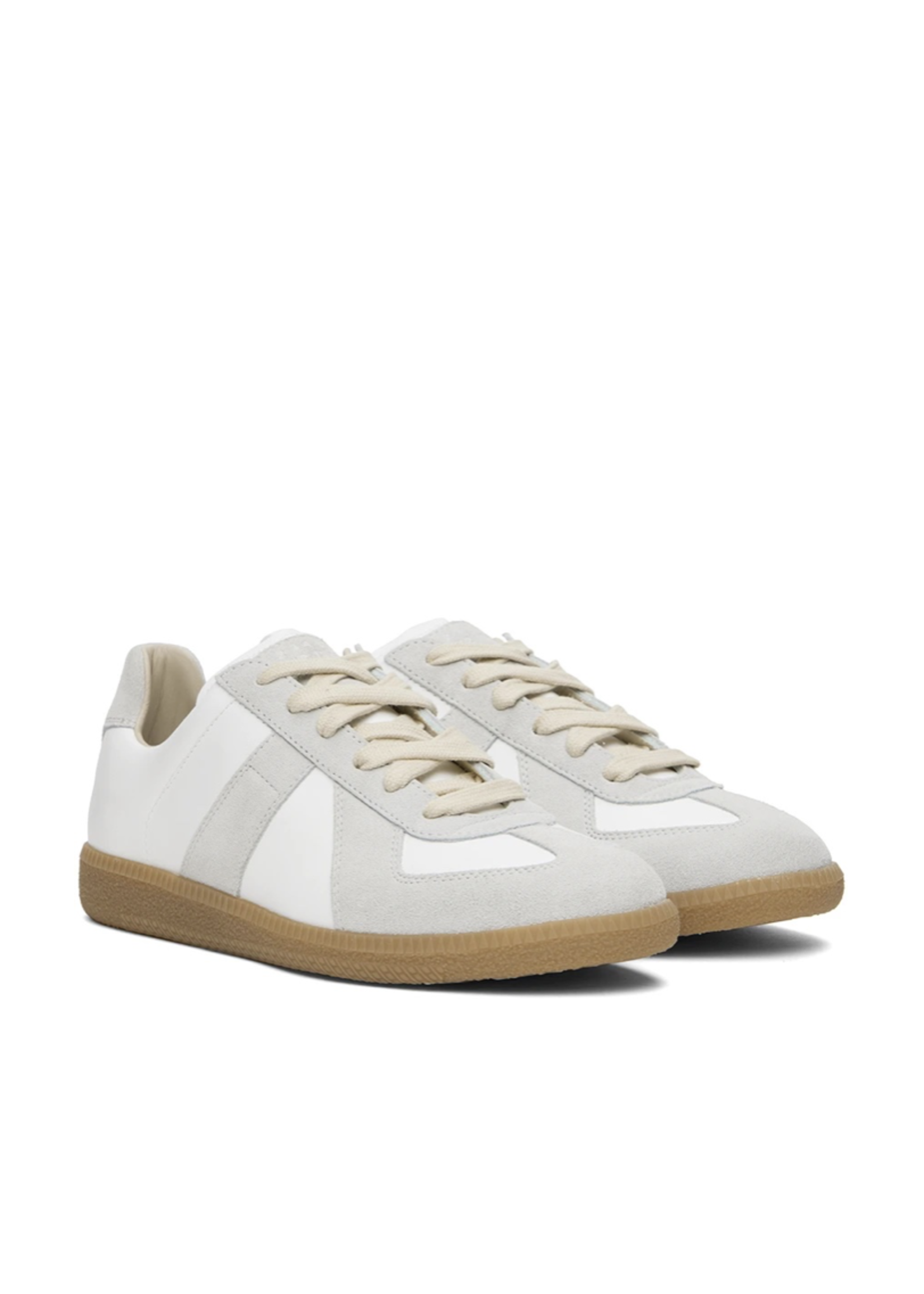 Maison Margiela Replica Gum Sole Trainers in White