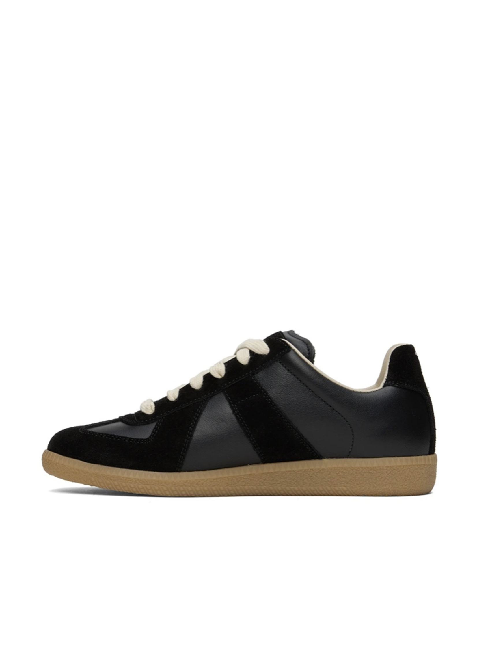 Maison Margiela Replica Gum Sole Trainers in Black