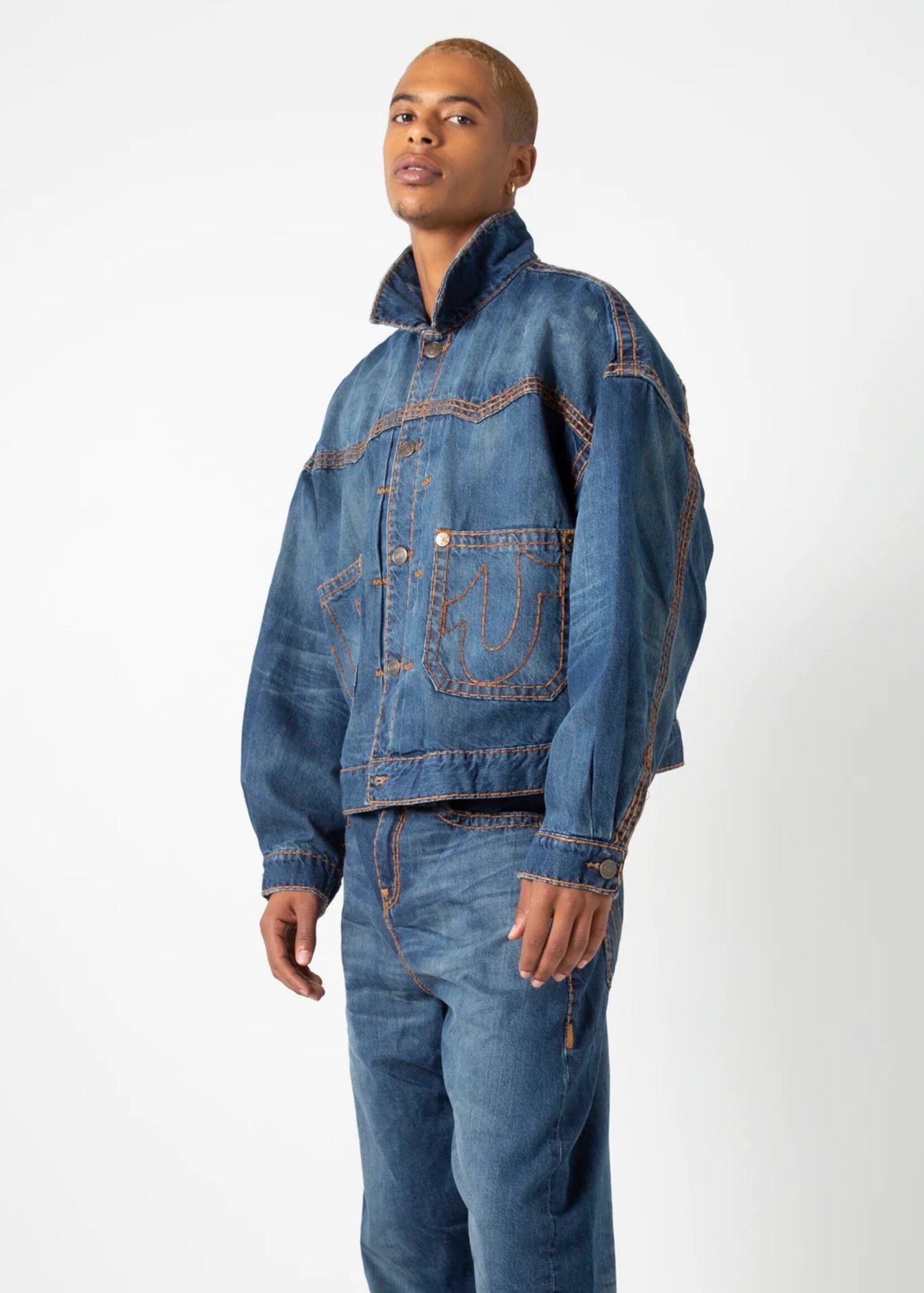 Sebastien Ami X True Religion Western Type 2 Denim Jacket in