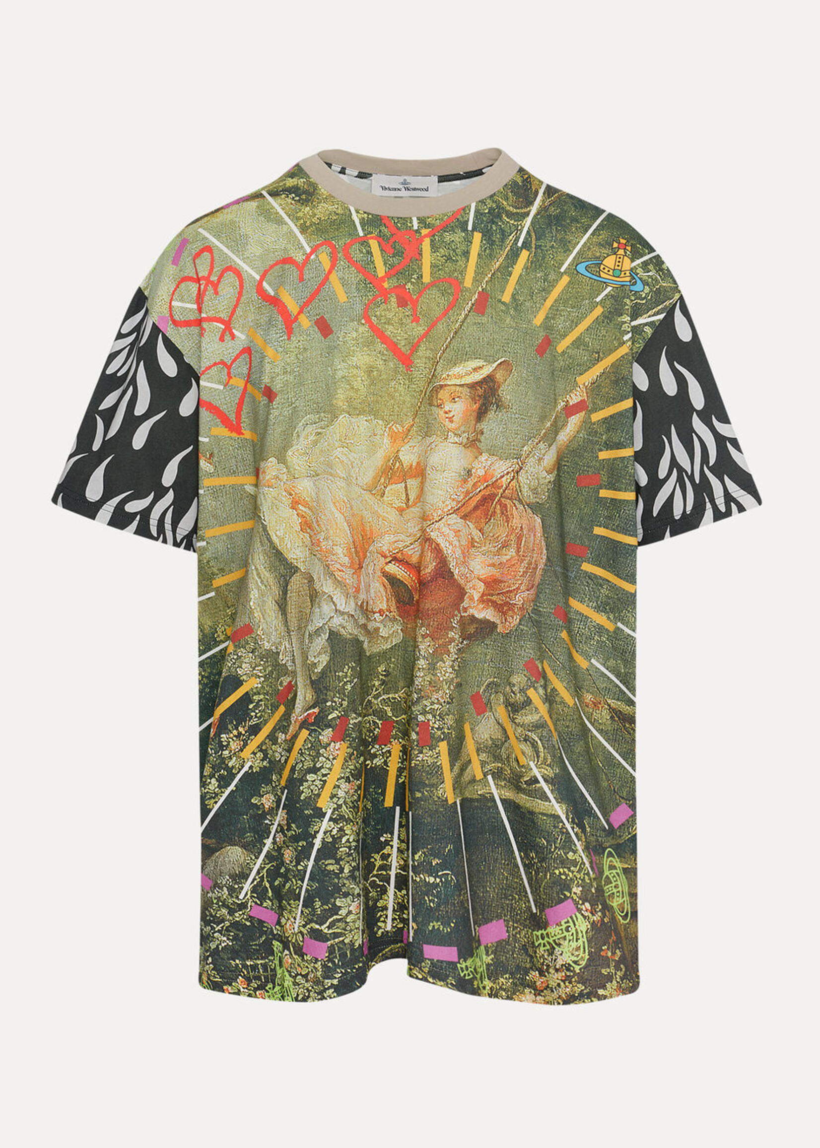 Vivienne Westwood Unisex Oversized T-shirt with The Swing Print