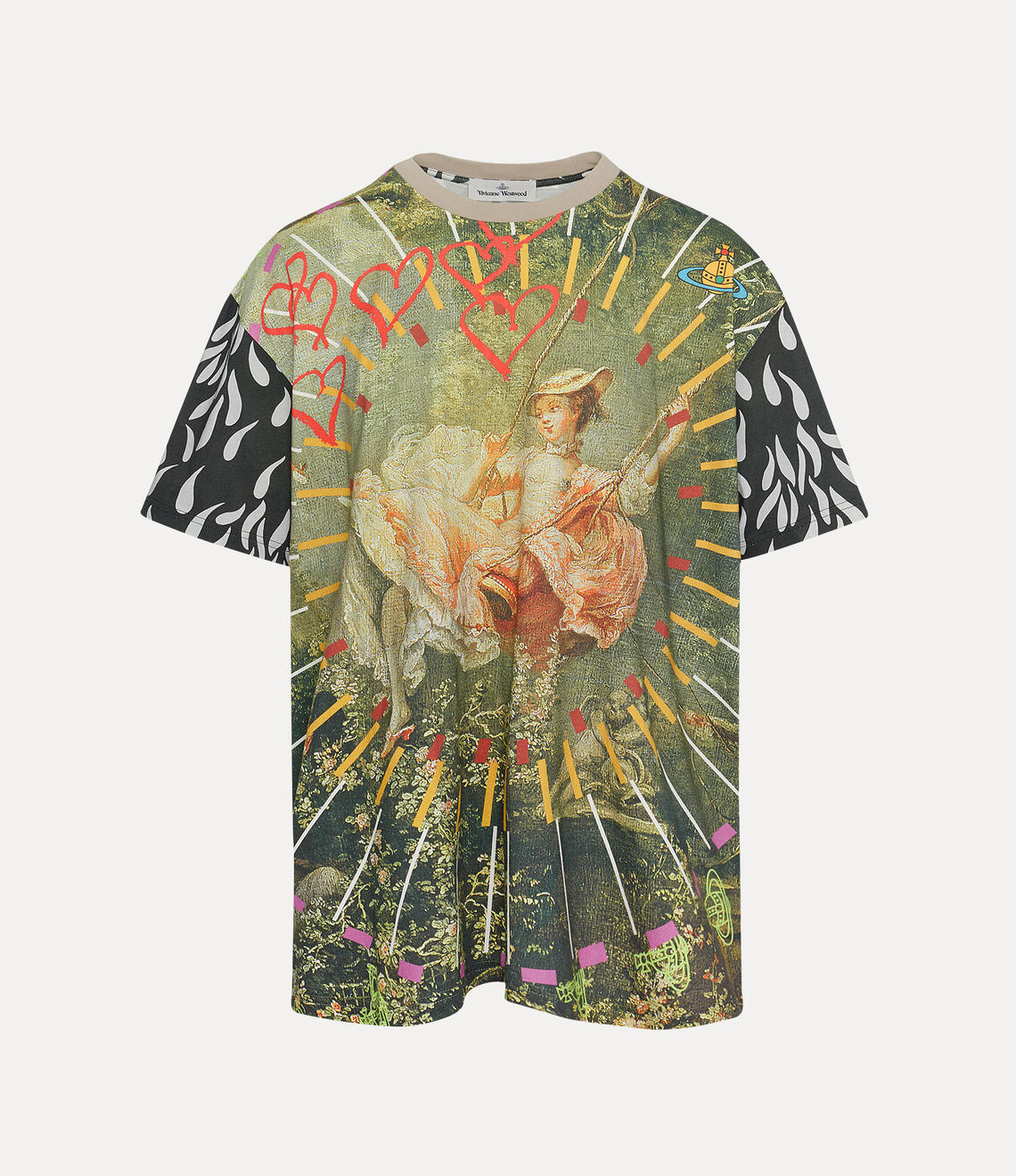 Vivienne Westwood Unisex Oversized T-shirt with The Swing Print
