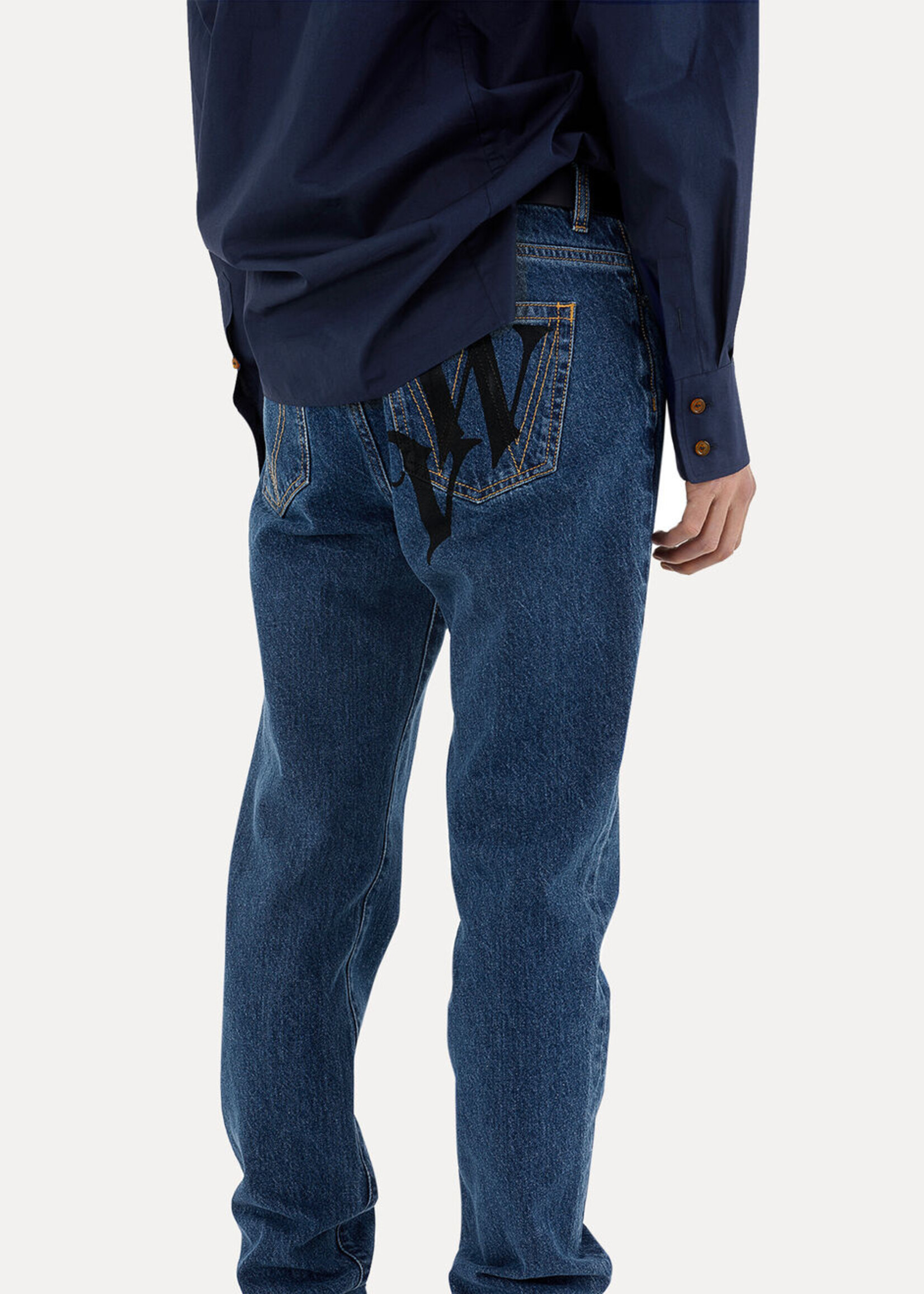 VIVIENNE WESTWOOD Classic Tapered Logo Jeans
