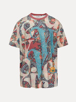 VIVIENNE WESTWOOD Oversized T-shirt with Rose Paisley VW Print