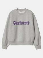 Carhartt Work In Progress Women's Bubbles Sweatshirt in Heather Grey