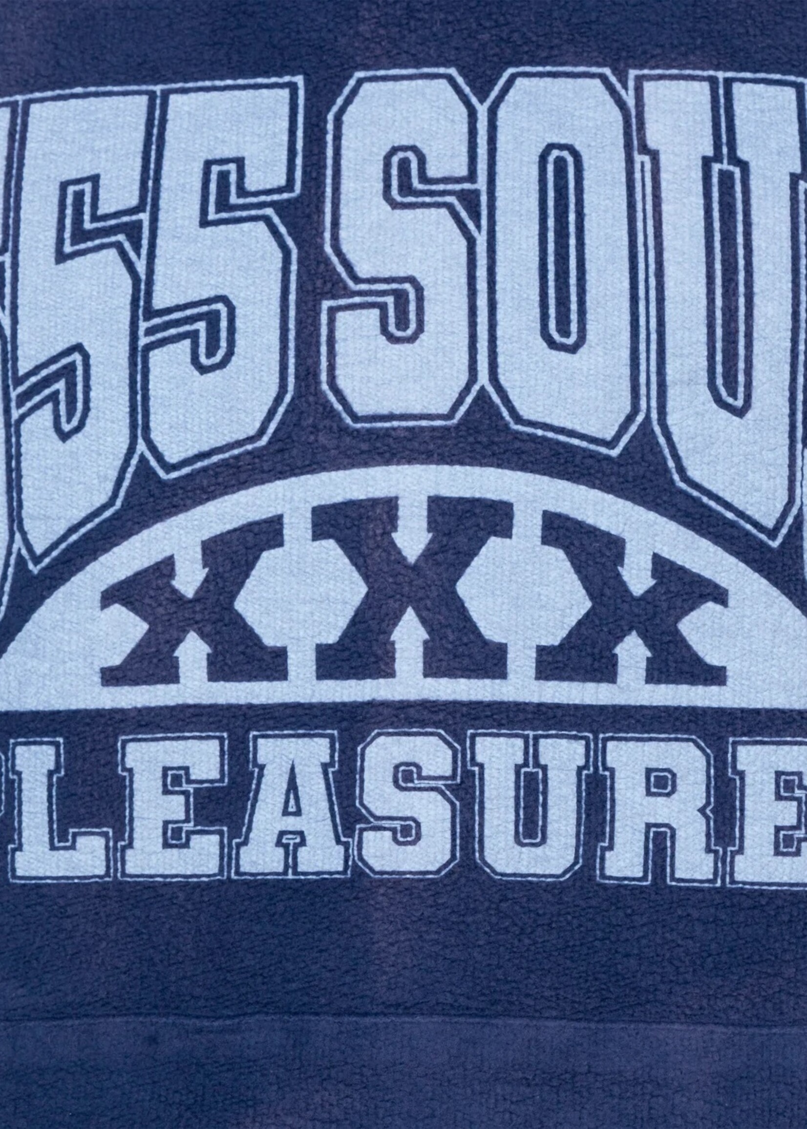 PLEASURES X TRIPLE 5 SOUL Inside Out Hoodie in Navy