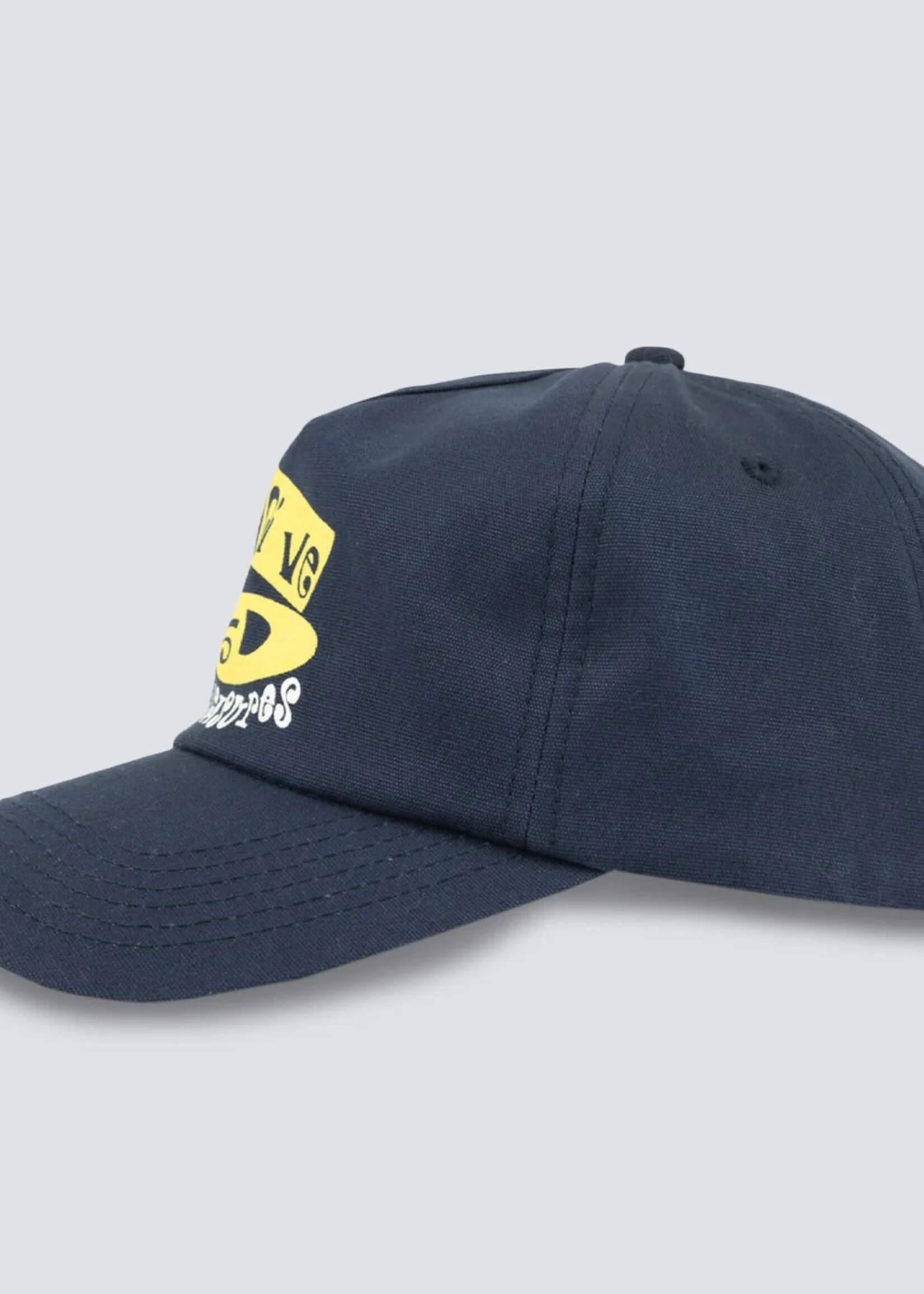 PLEASURES X Triple 5 Soul Snapback Cap in Navy