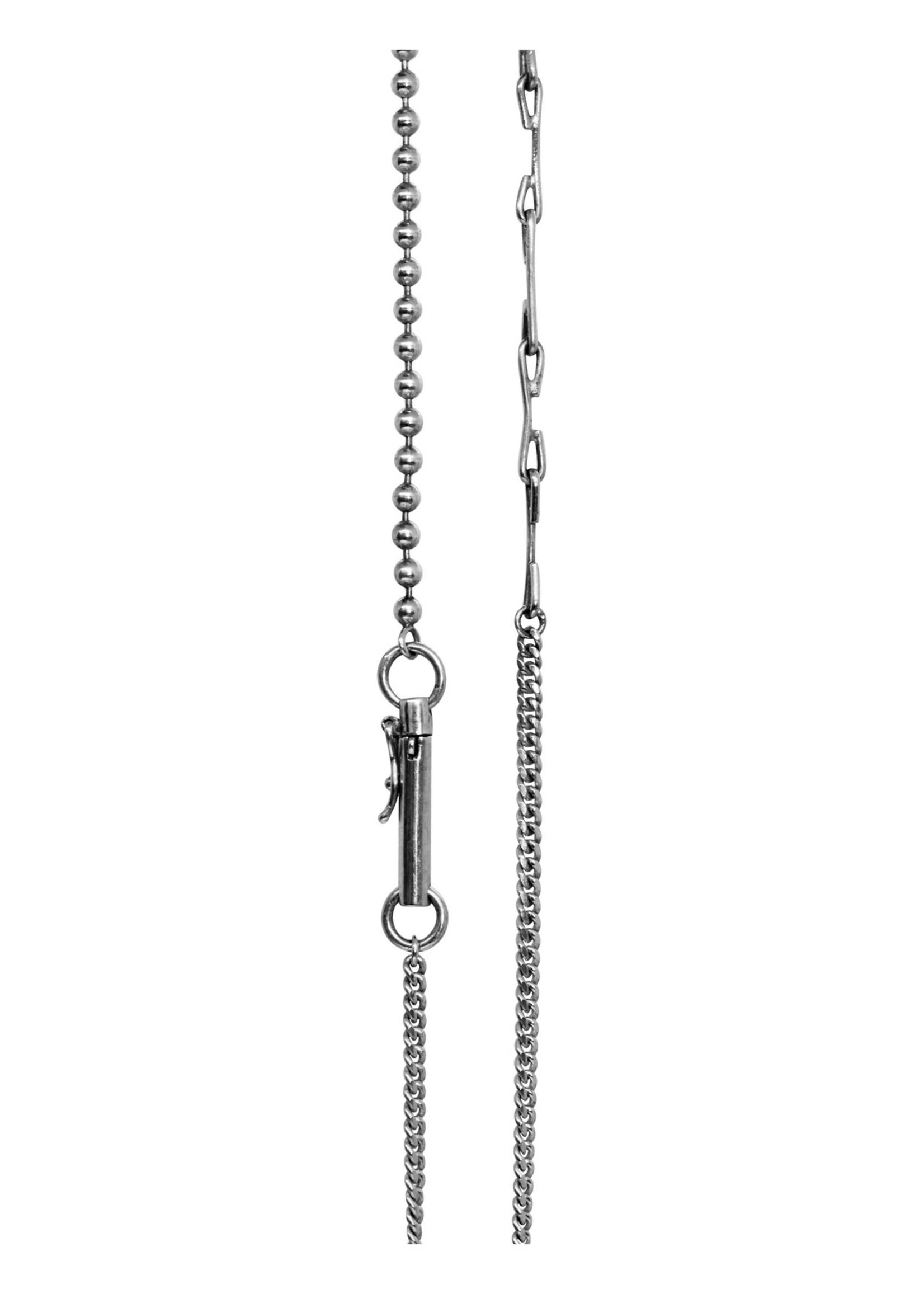 VARON Grapas Mix Chain Necklace in Sterling Silver