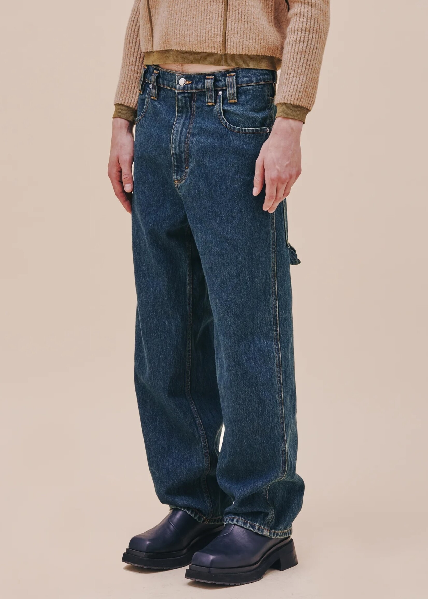 ECKHAUS LATTA The Baggy Jean in New Blue