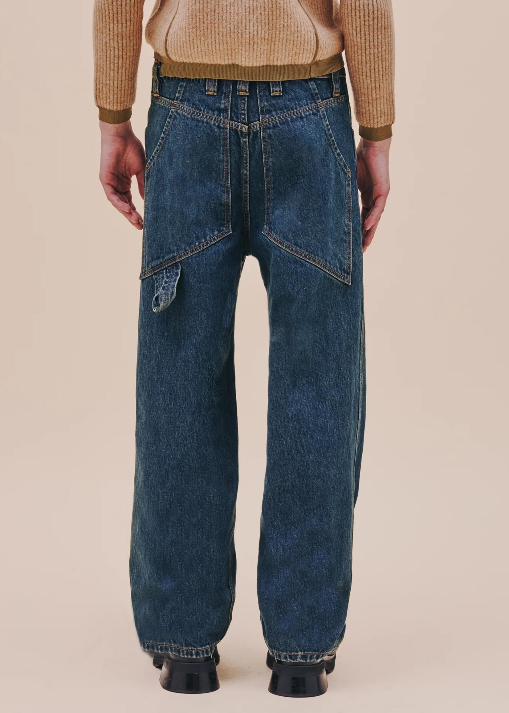 ECKHAUS LATTA The Baggy Jean in New Blue