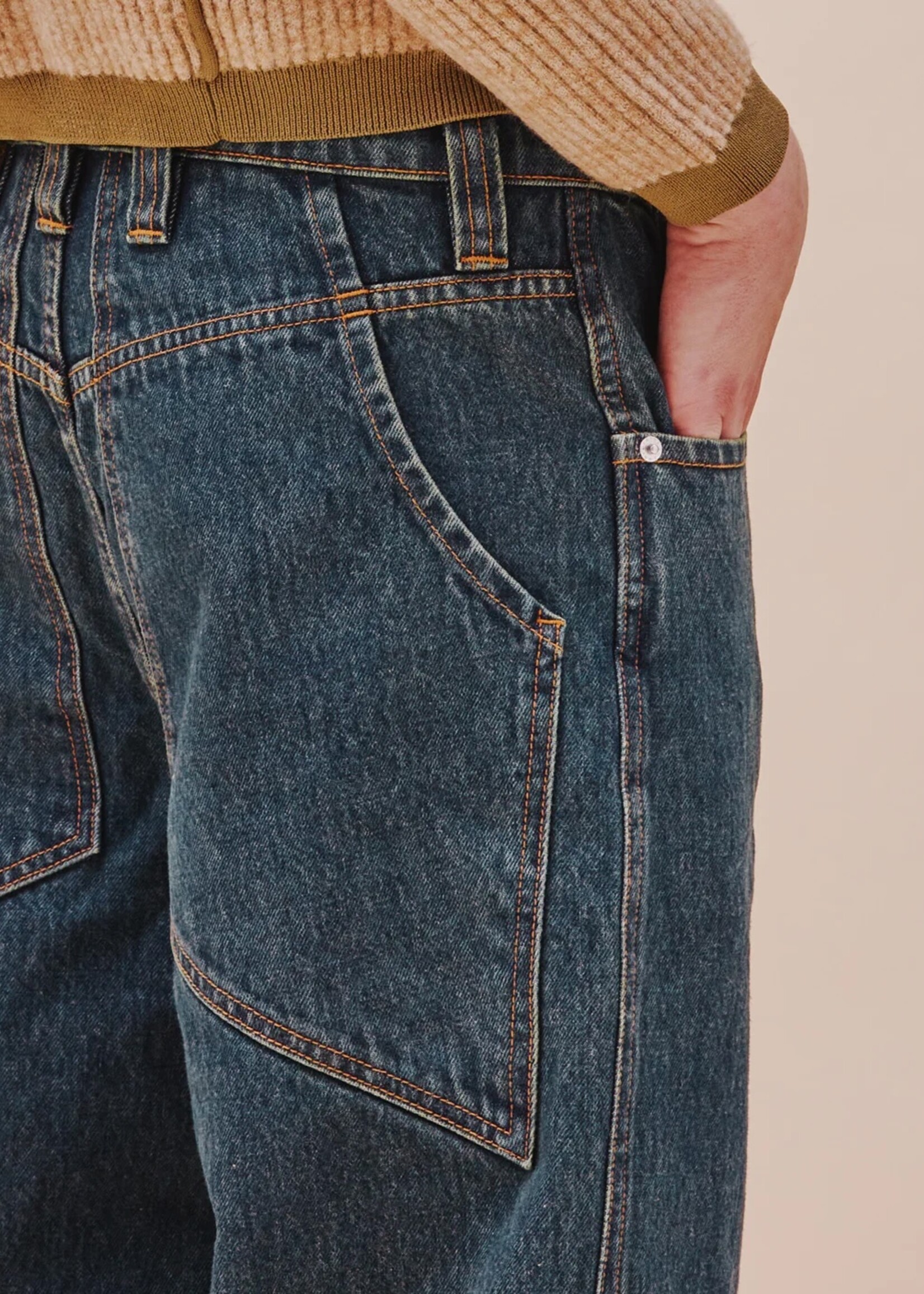 ECKHAUS LATTA The Baggy Jean in New Blue